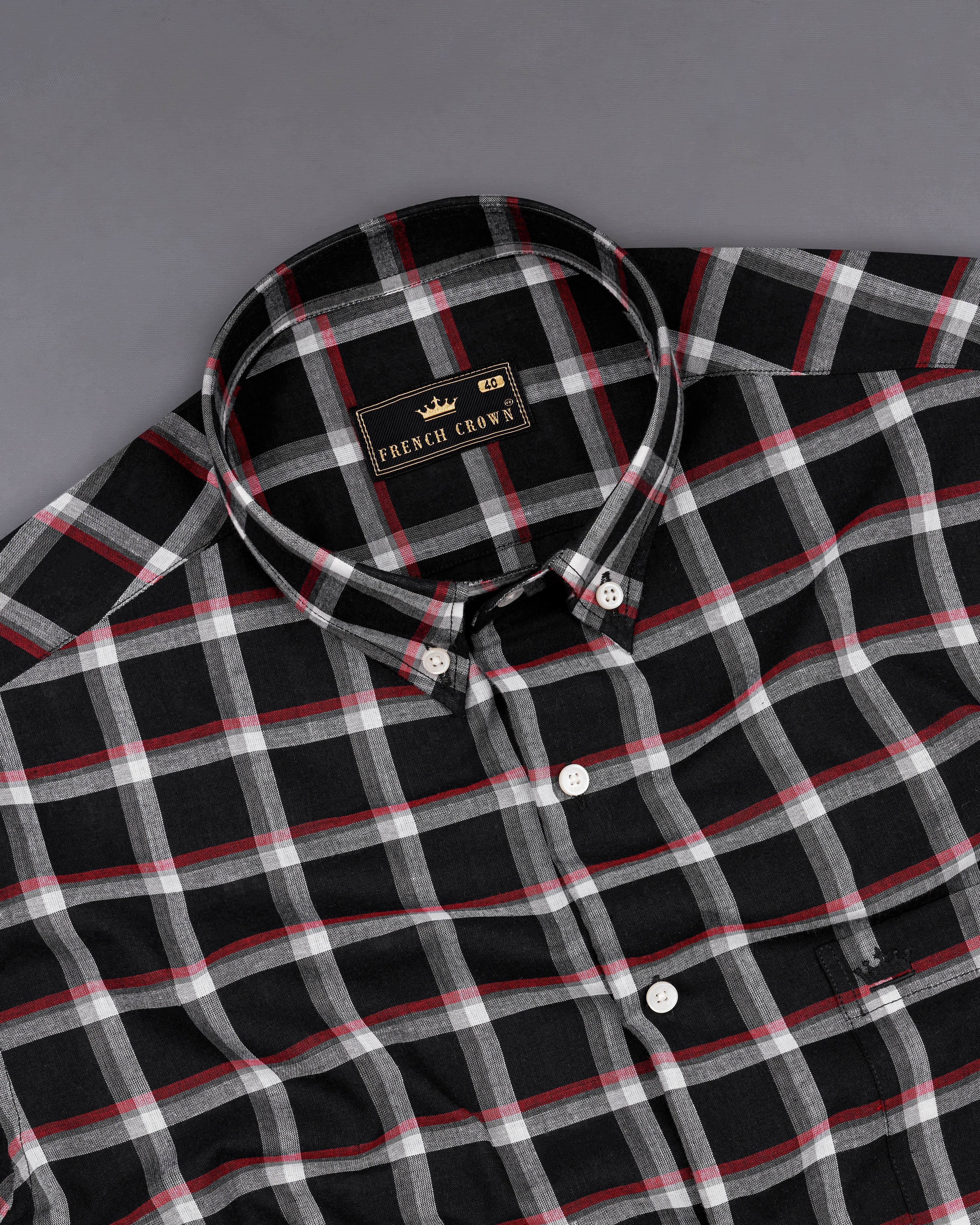 Jade Black and White Plaid Premium Cotton Shirt 8726-BD-38,8726-BD-H-38,8726-BD-39,8726-BD-H-39,8726-BD-40,8726-BD-H-40,8726-BD-42,8726-BD-H-42,8726-BD-44,8726-BD-H-44,8726-BD-46,8726-BD-H-46,8726-BD-48,8726-BD-H-48,8726-BD-50,8726-BD-H-50,8726-BD-52,8726-BD-H-52