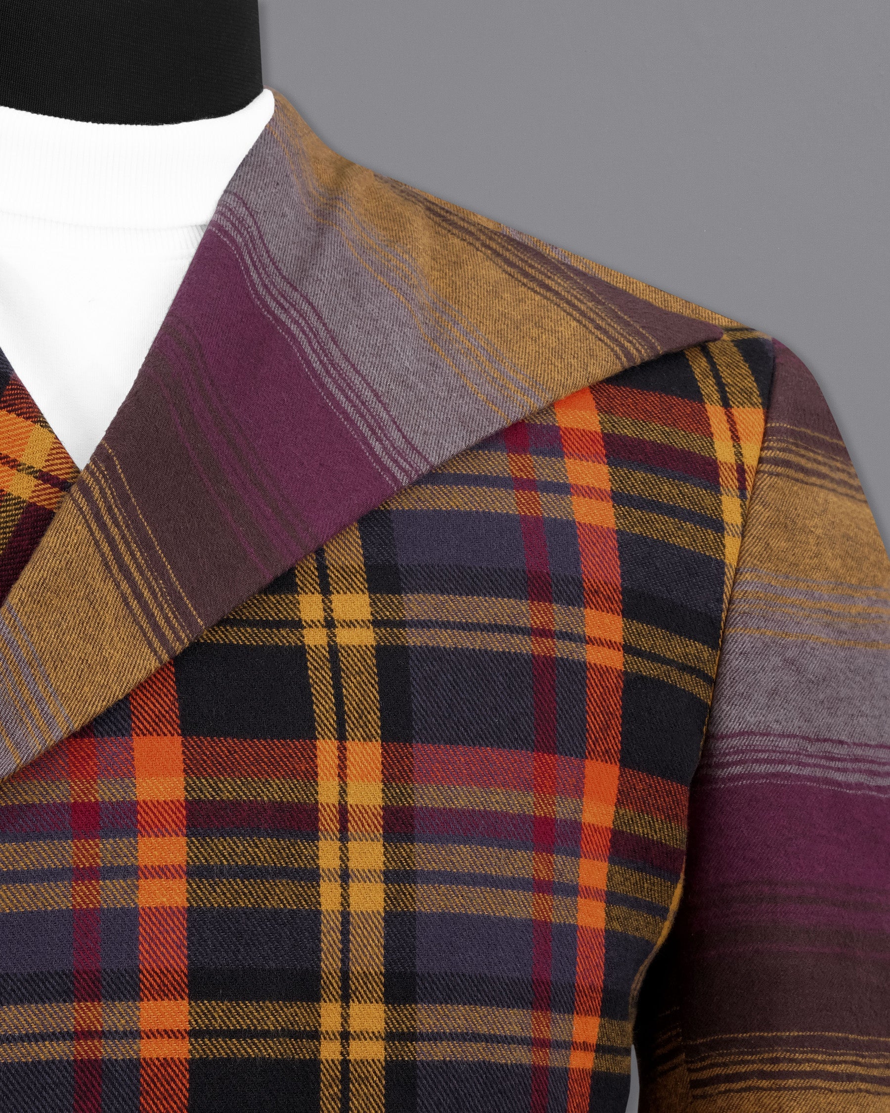Sinopia Orange with Guitar Orange Multi Colored Plaid Premium Cotton Double Breasted Designer Trench Coat TCB2107-D196-36, TCB2107-D196-38, TCB2107-D196-40, TCB2107-D196-42, TCB2107-D196-44, TCB2107-D196-46, TCB2107-D196-48, TCB2107-D196-50, TCB2107-D196-52, TCB2107-D196-54, TCB2107-D196-56, TCB2107-D196-58, TCB2107-D196-60