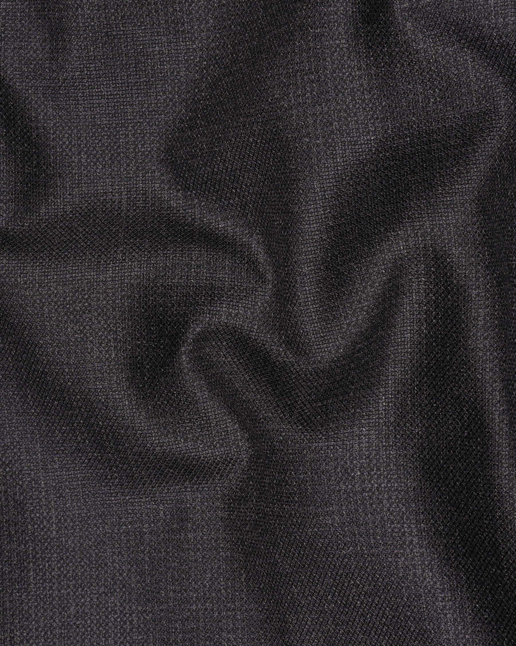 Piano Gray Textured Nehru Jacket WC1956-36, WC1956-38, WC1956-40, WC1956-42, WC1956-44, WC1956-46, WC1956-48, WC1956-50, WC1956-52, WC1956-54, WC1956-56, WC1956-58, WC1956-60