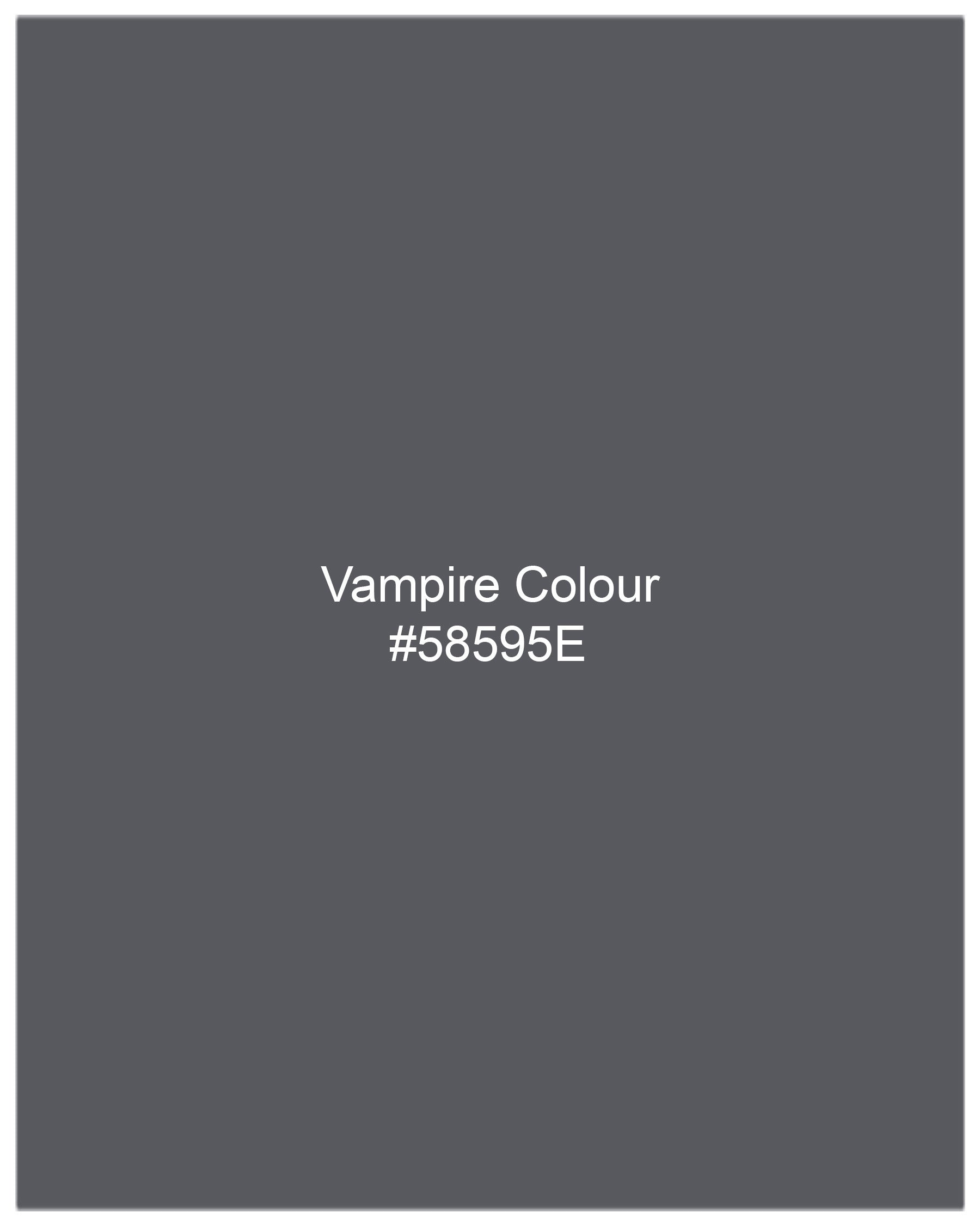 Vampire Gray Textured Nehru Jacket WC2009-36, WC2009-38, WC2009-40, WC2009-42, WC2009-44, WC2009-46, WC2009-48, WC2009-50, WC2009-52, WC2009-54, WC2009-56, WC2009-58, WC2009-60
