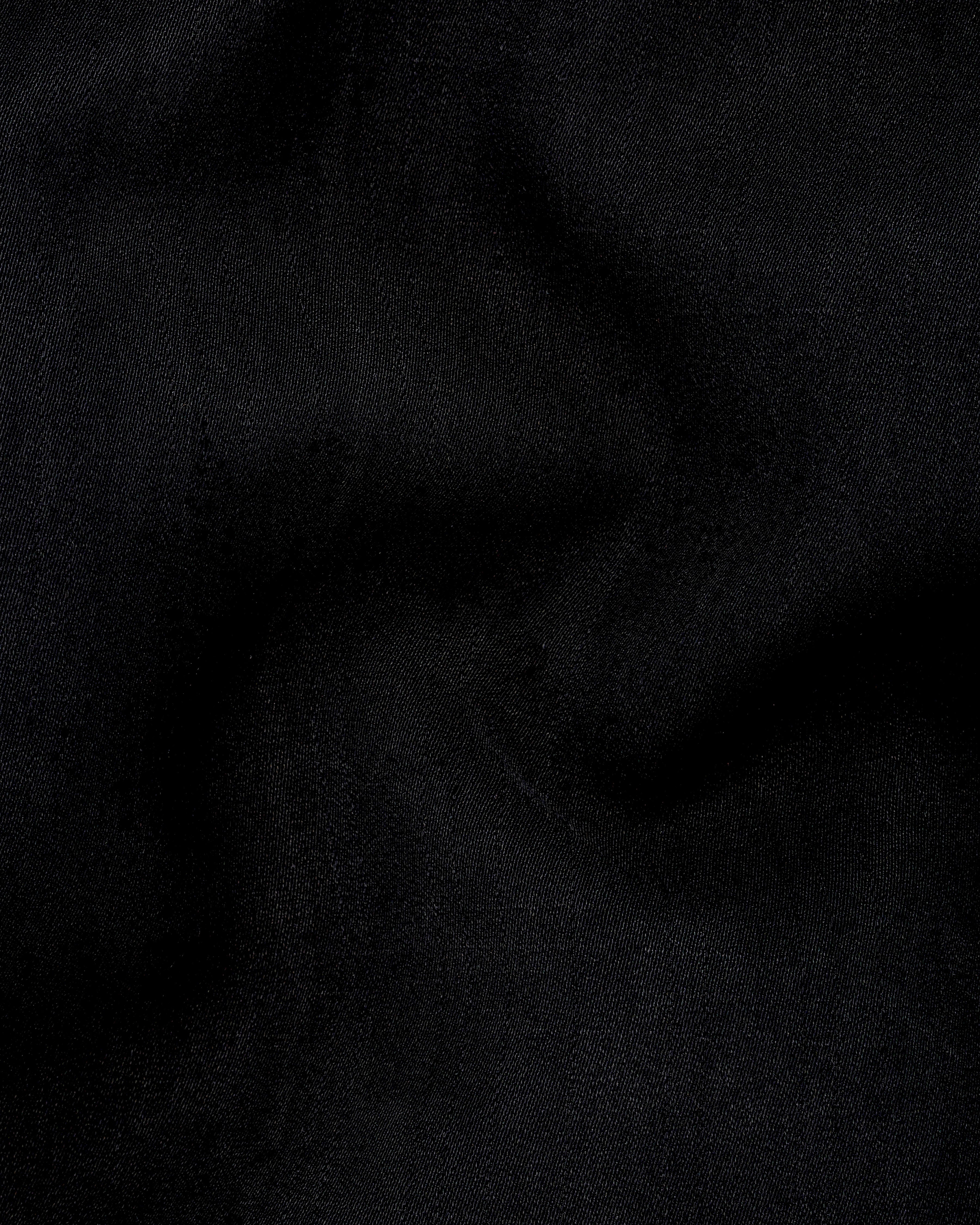 Korean Black Nehru Jacket WC2552-36, WC2552-38, WC2552-40, WC2552-42, WC2552-44, WC2552-46, WC2552-48, WC2552-50, WC2552-52, WC2552-54, WC2552-55, WC2552-58, WC2552-60