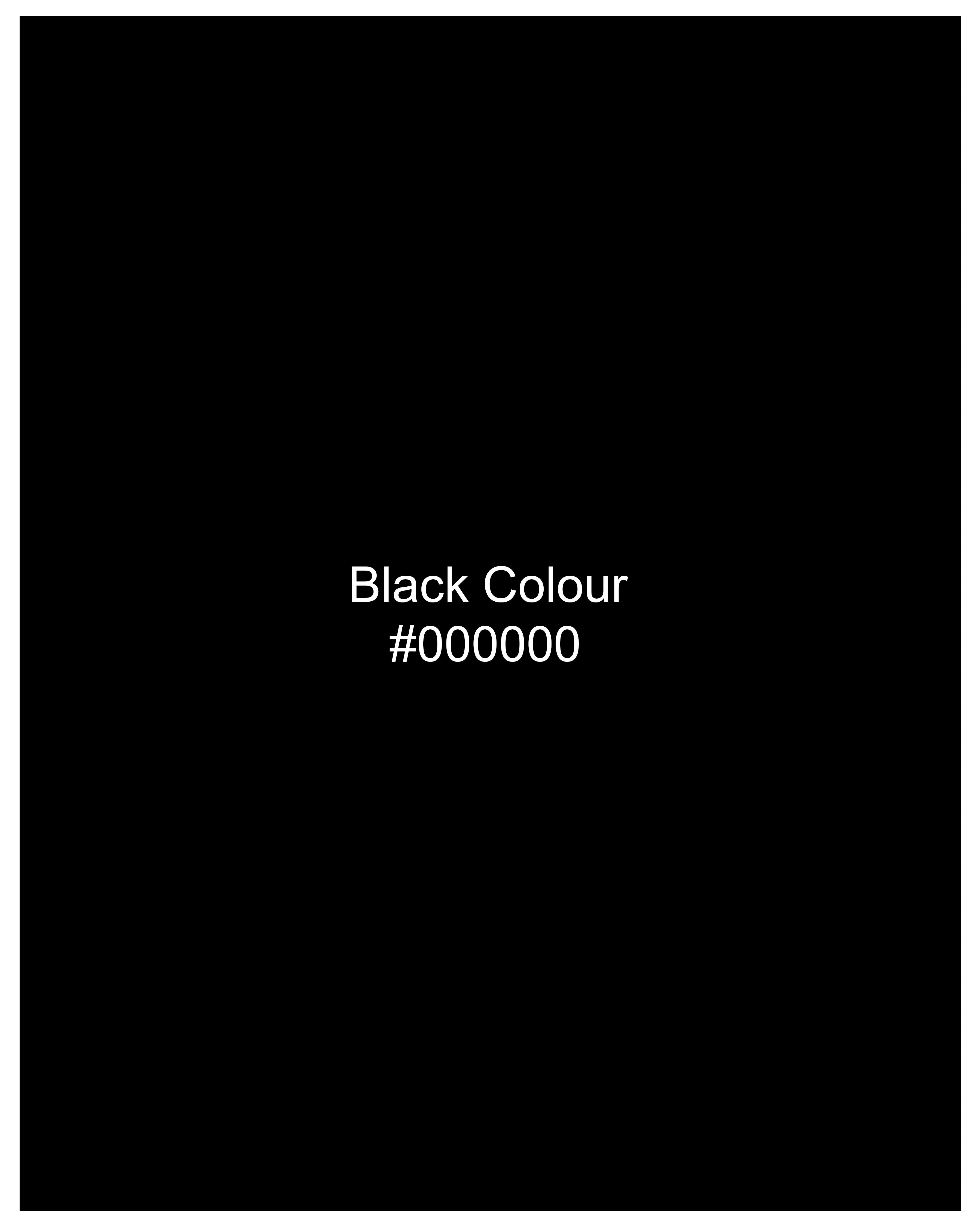 Korean Black Nehru Jacket WC2552-36, WC2552-38, WC2552-40, WC2552-42, WC2552-44, WC2552-46, WC2552-48, WC2552-50, WC2552-52, WC2552-54, WC2552-55, WC2552-58, WC2552-60