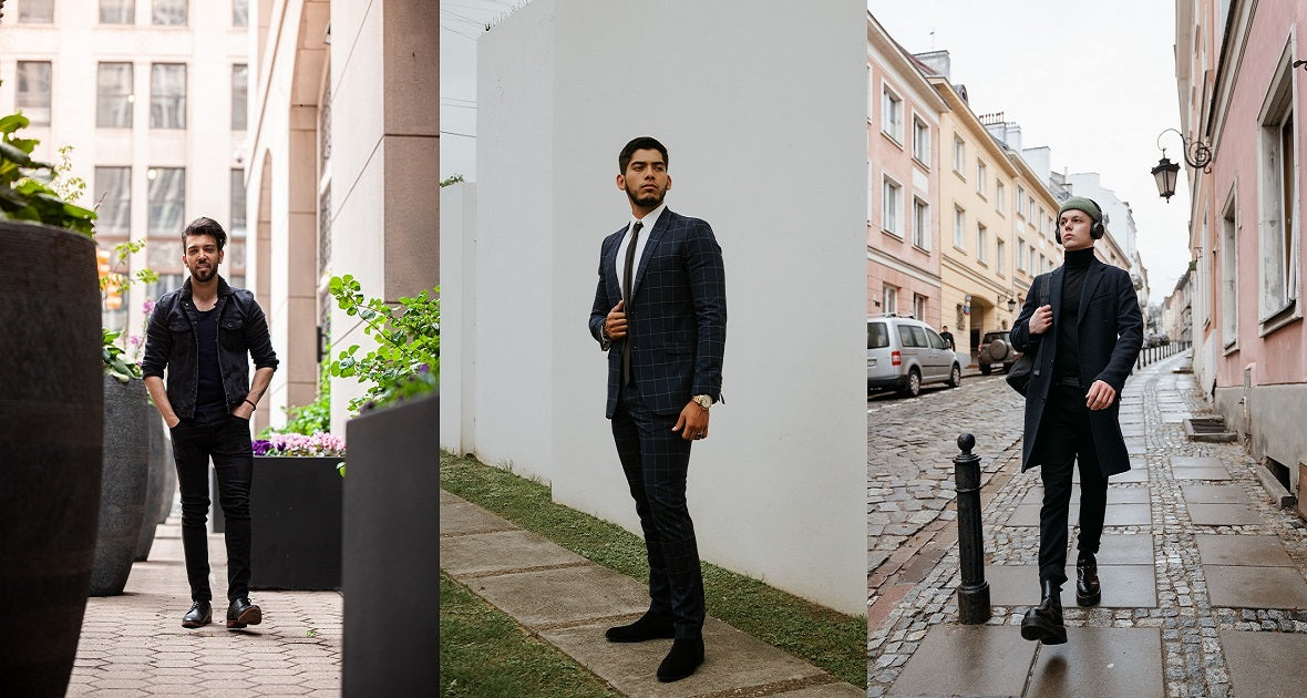 Black Blazer Combination For Men