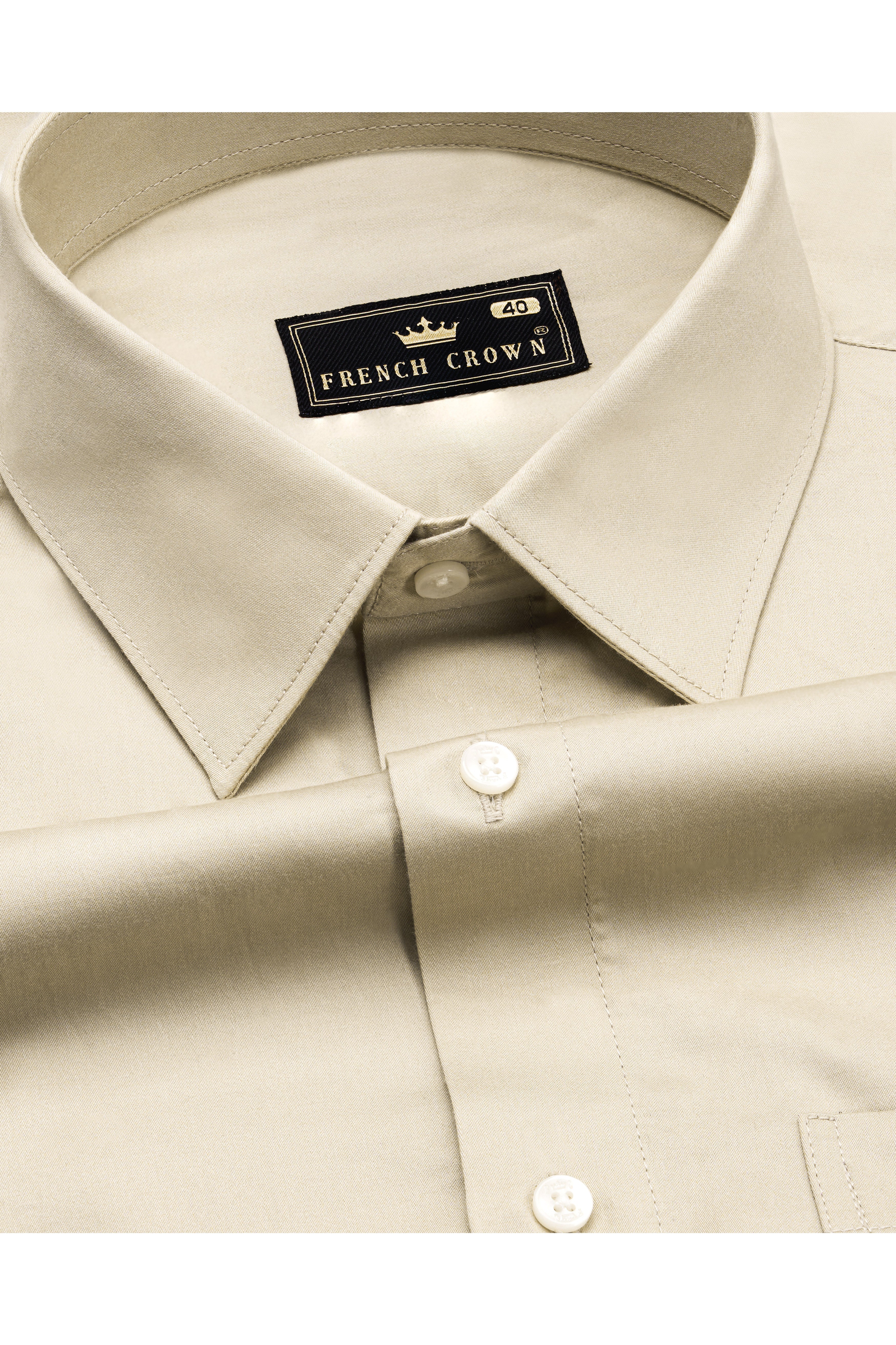 Coriander Brown Super Soft Premium Cotton Designer Shirt