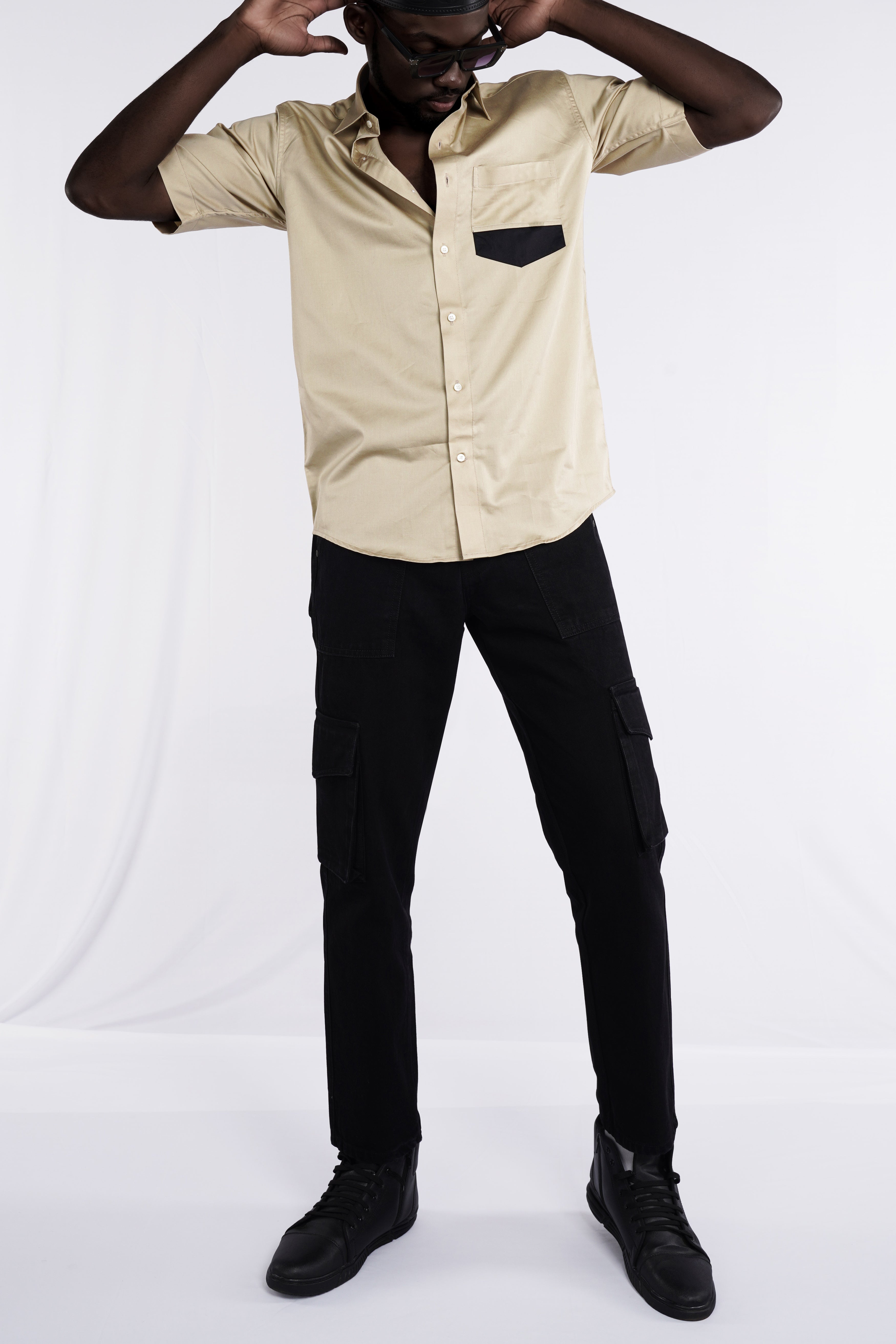 Coriander Brown Super Soft Premium Cotton Designer Shirt