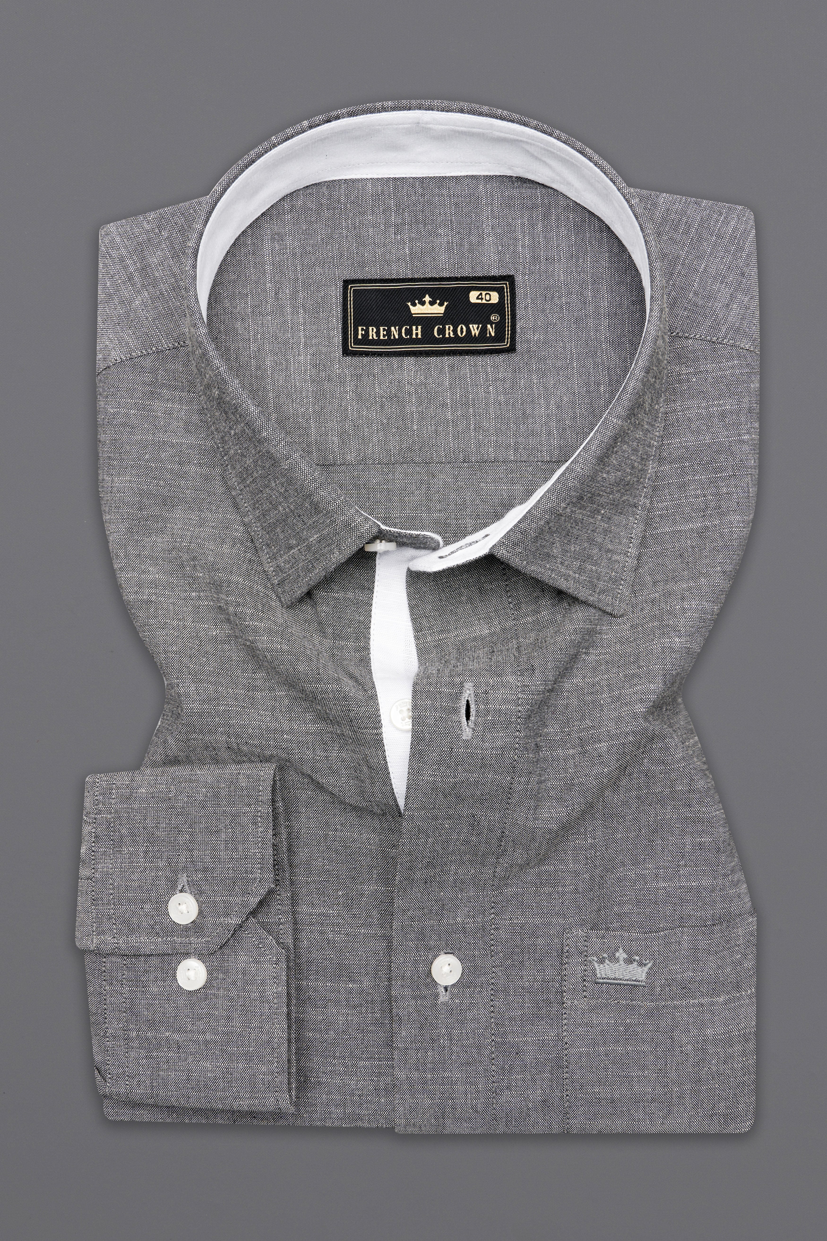 Boulder Gray Chambray Shirt