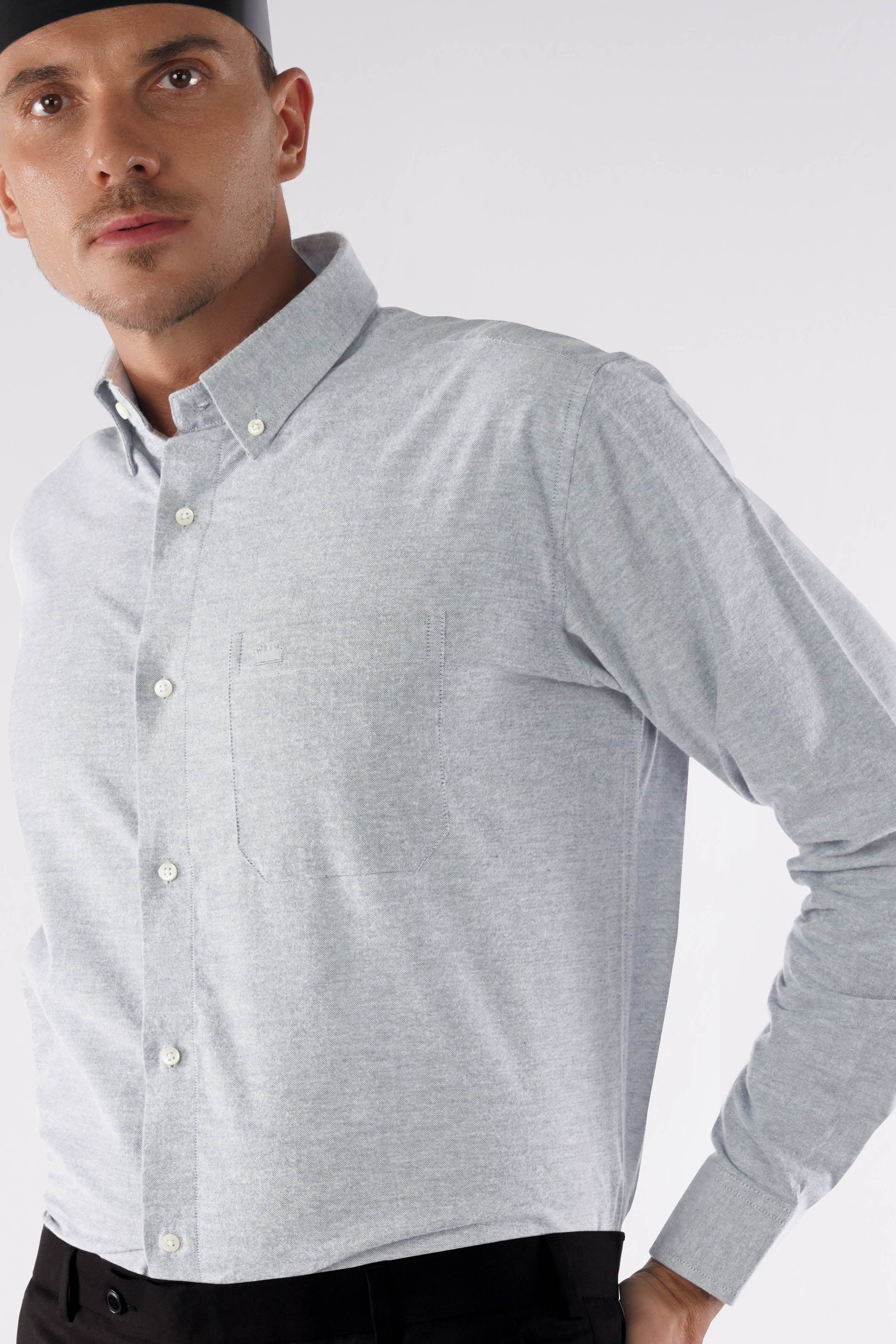 Chalice Gray Royal Oxford Button Down Shirt