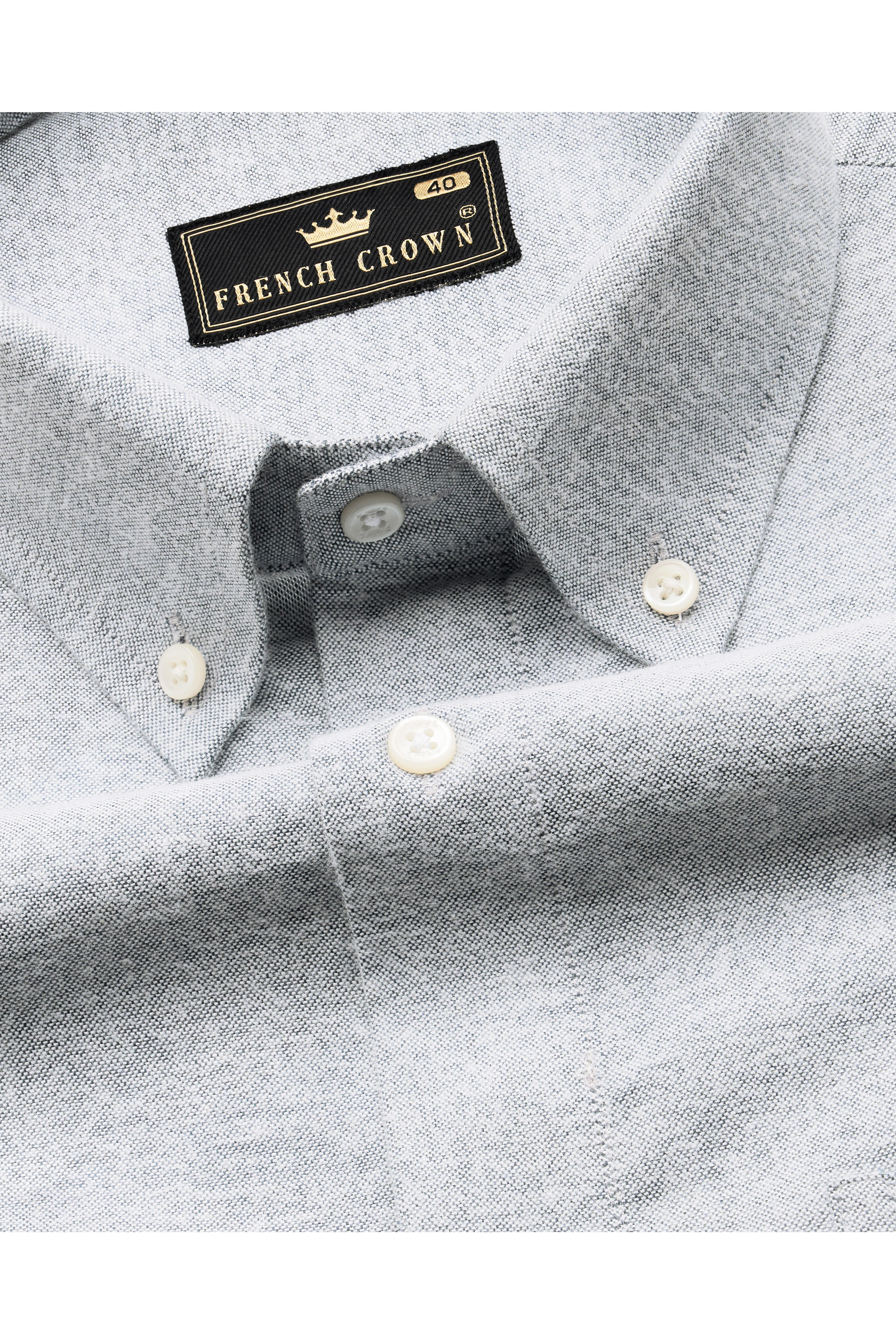 Chalice Gray Royal Oxford Button Down Shirt 10132-BD-38, 10132-BD-H-38, 10132-BD-39, 10132-BD-H-39, 10132-BD-40, 10132-BD-H-40, 10132-BD-42, 10132-BD-H-42, 10132-BD-44, 10132-BD-H-44, 10132-BD-46, 10132-BD-H-46, 10132-BD-48, 10132-BD-H-48, 10132-BD-50, 10132-BD-H-50, 10132-BD-52, 10132-BD-H-52