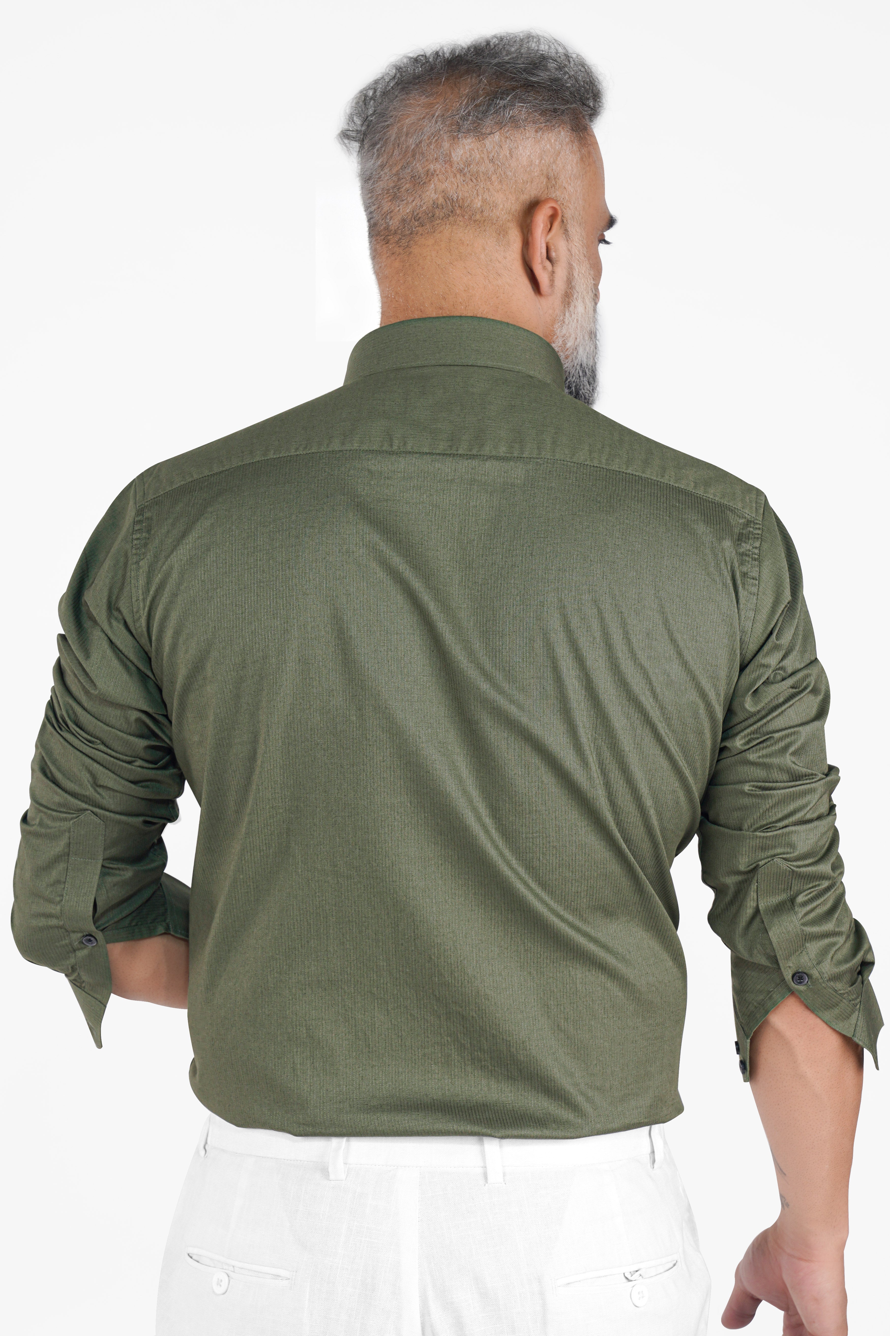 Liver Green Dobby Textured Premium Giza Cotton Shirt 10142-BD-BLK-38, 10142-BD-BLK-H-38, 10142-BD-BLK-39, 10142-BD-BLK-H-39, 10142-BD-BLK-40, 10142-BD-BLK-H-40, 10142-BD-BLK-42, 10142-BD-BLK-H-42, 10142-BD-BLK-44, 10142-BD-BLK-H-44, 10142-BD-BLK-46, 10142-BD-BLK-H-46, 10142-BD-BLK-48, 10142-BD-BLK-H-48, 10142-BD-BLK-50, 10142-BD-BLK-H-50, 10142-BD-BLK-52, 10142-BD-BLK-H-52