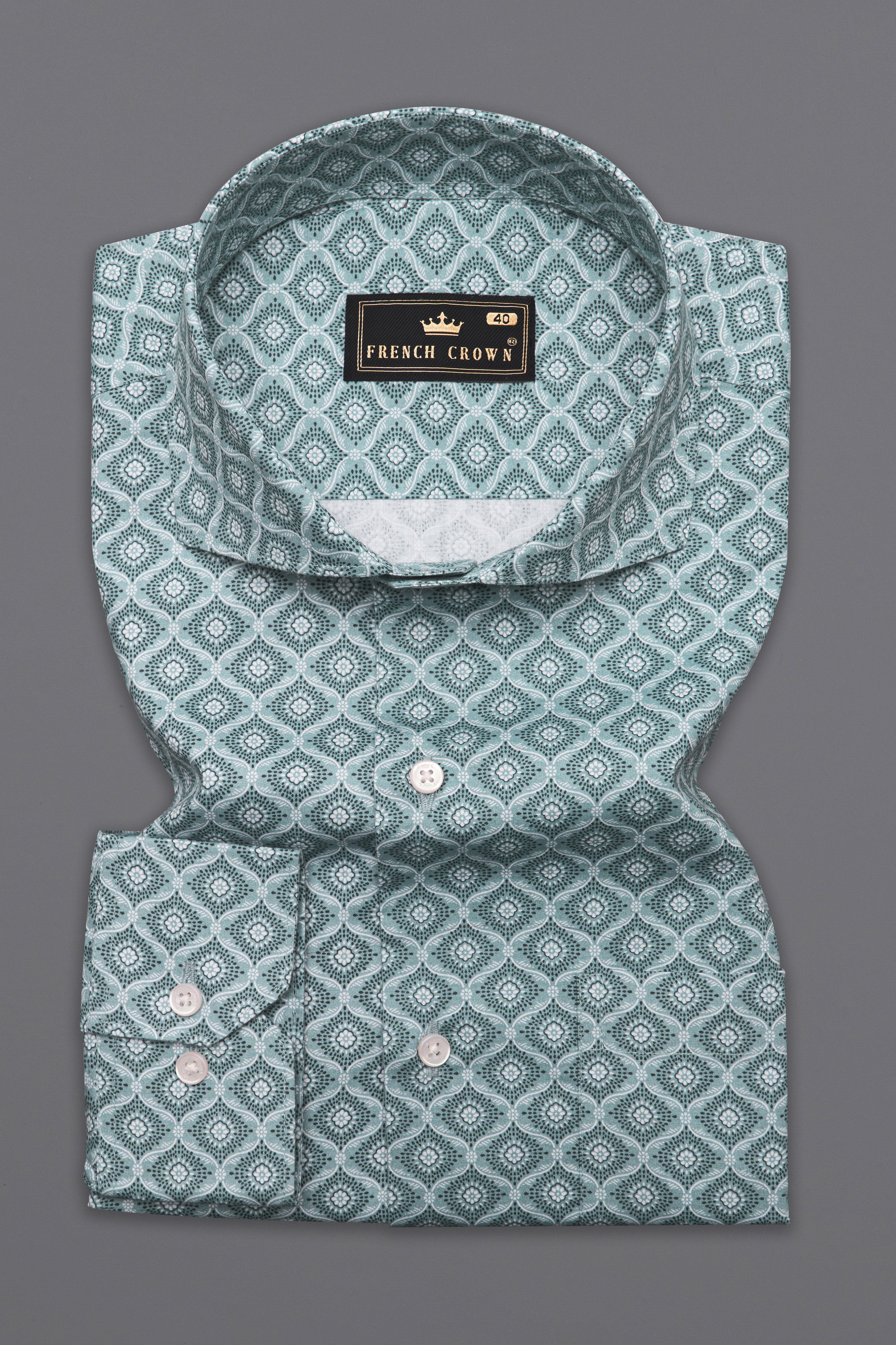 Moonstone Gray and White Printed Premium Cotton Shirt 10162-CA-38, 10162-CA-H-38, 10162-CA-39, 10162-CA-H-39, 10162-CA-40, 10162-CA-H-40, 10162-CA-42, 10162-CA-H-42, 10162-CA-44, 10162-CA-H-44, 10162-CA-46, 10162-CA-H-46, 10162-CA-48, 10162-CA-H-48, 10162-CA-50, 10162-CA-H-50, 10162-CA-52, 10162-CA-H-52