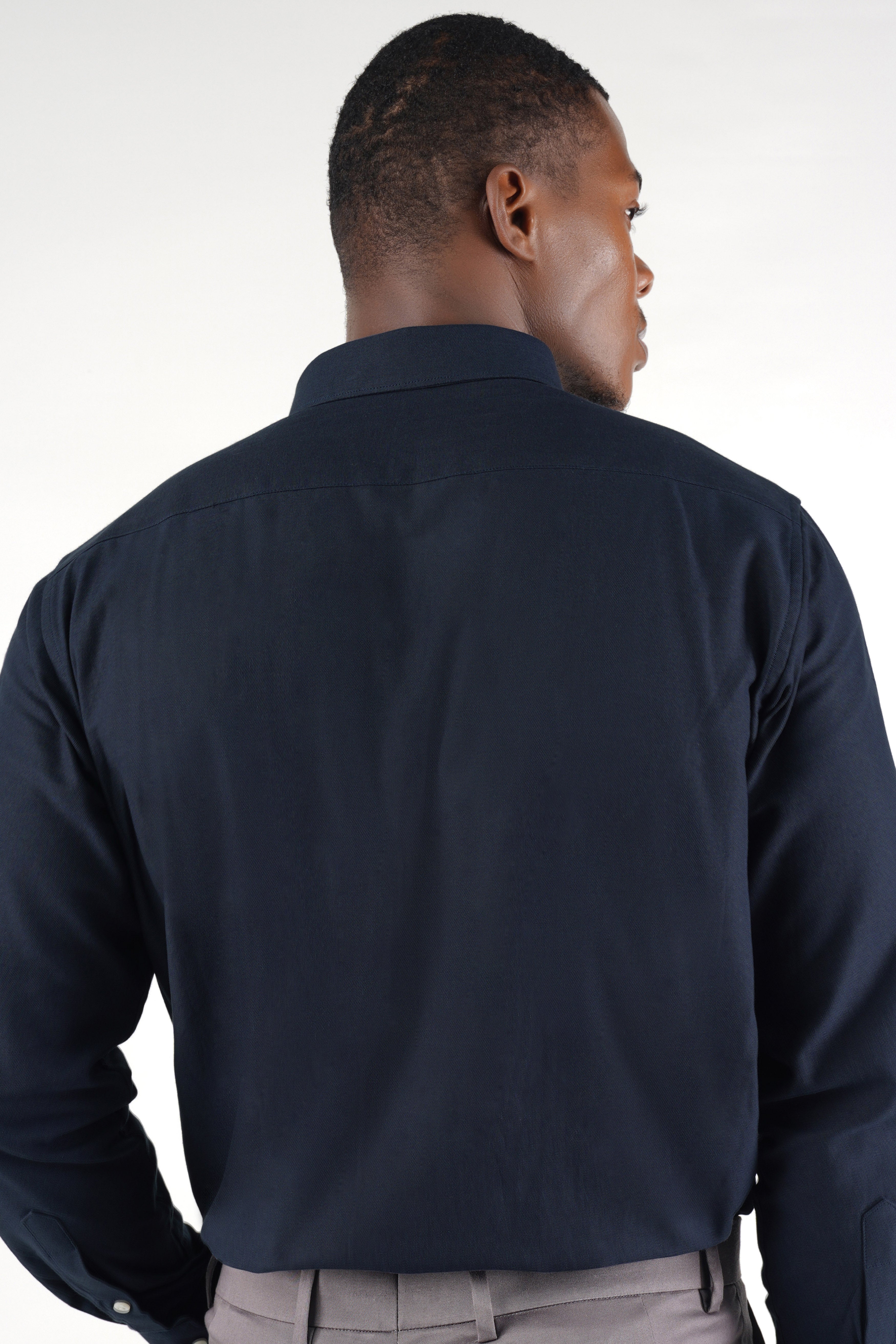 Ebony Navy Clay Blue Royal Oxford Shirt