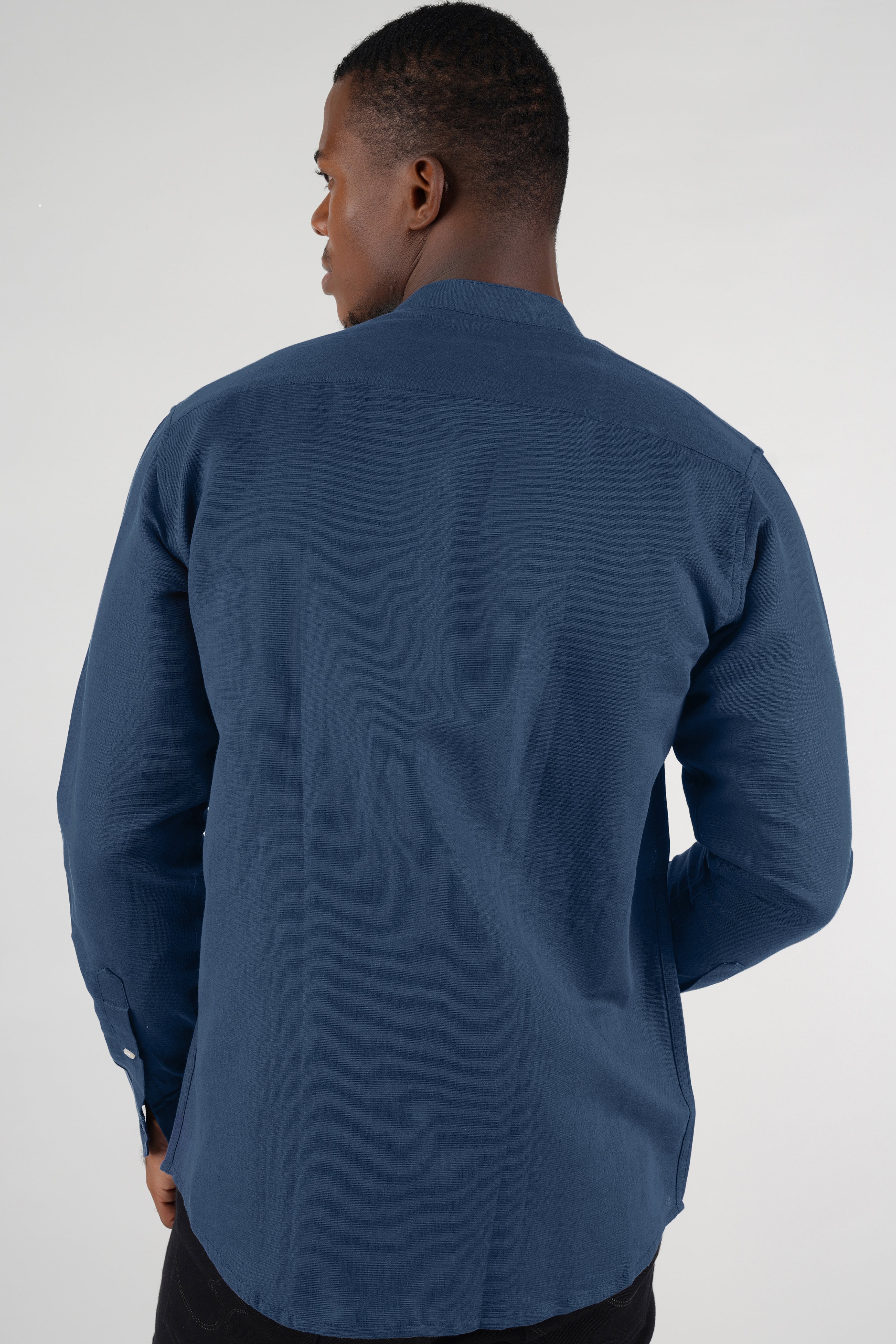 Nile Blue Luxurious Linen Shirt