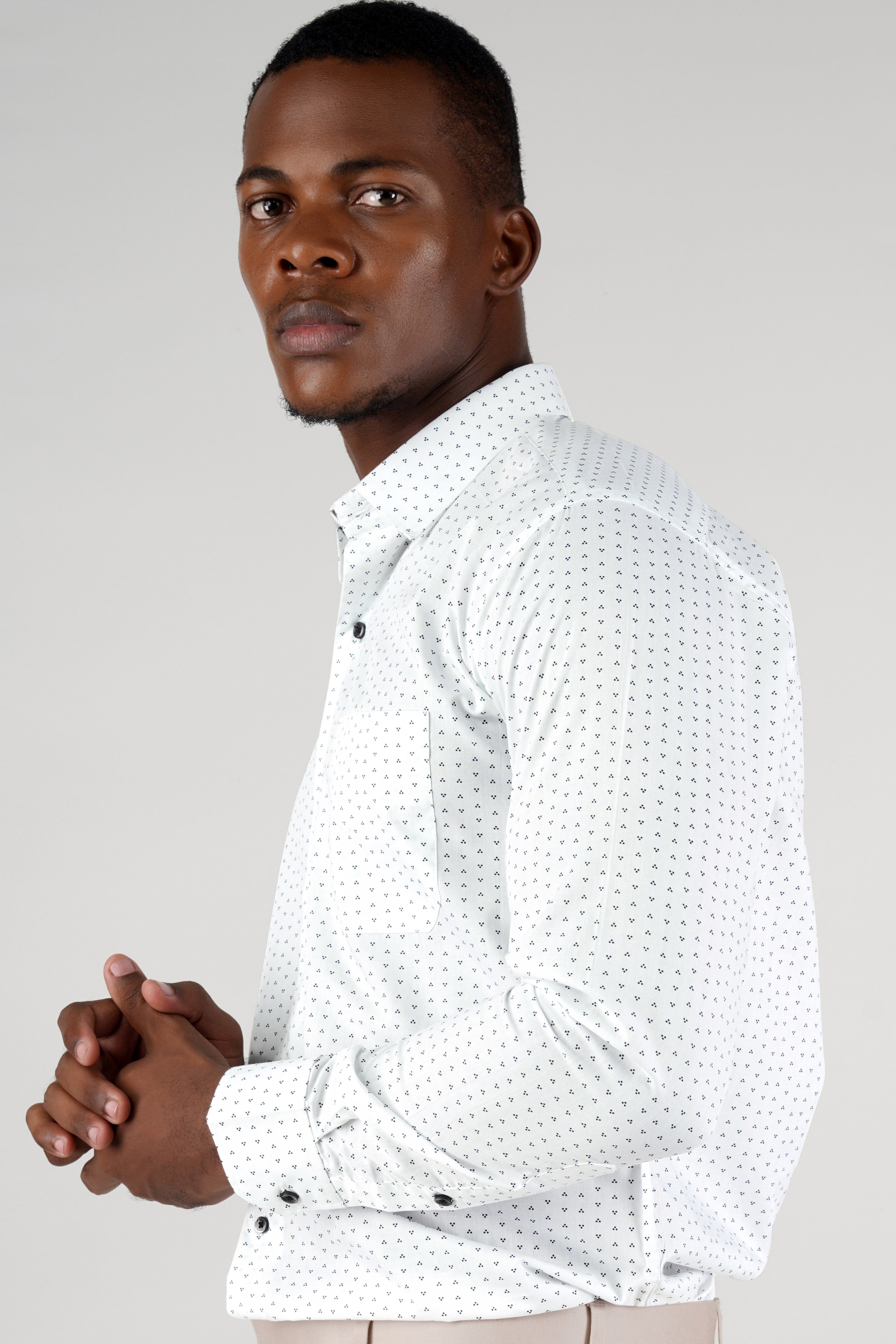 Bright White Printed Premium Cotton Shirt 10235-BLK-38, 10235-BLK-H-38, 10235-BLK-39, 10235-BLK-H-39, 10235-BLK-40, 10235-BLK-H-40, 10235-BLK-42, 10235-BLK-H-42, 10235-BLK-44, 10235-BLK-H-44, 10235-BLK-46, 10235-BLK-H-46, 10235-BLK-48, 10235-BLK-H-48, 10235-BLK-50, 10235-BLK-H-50, 10235-BLK-52, 10235-BLK-H-52