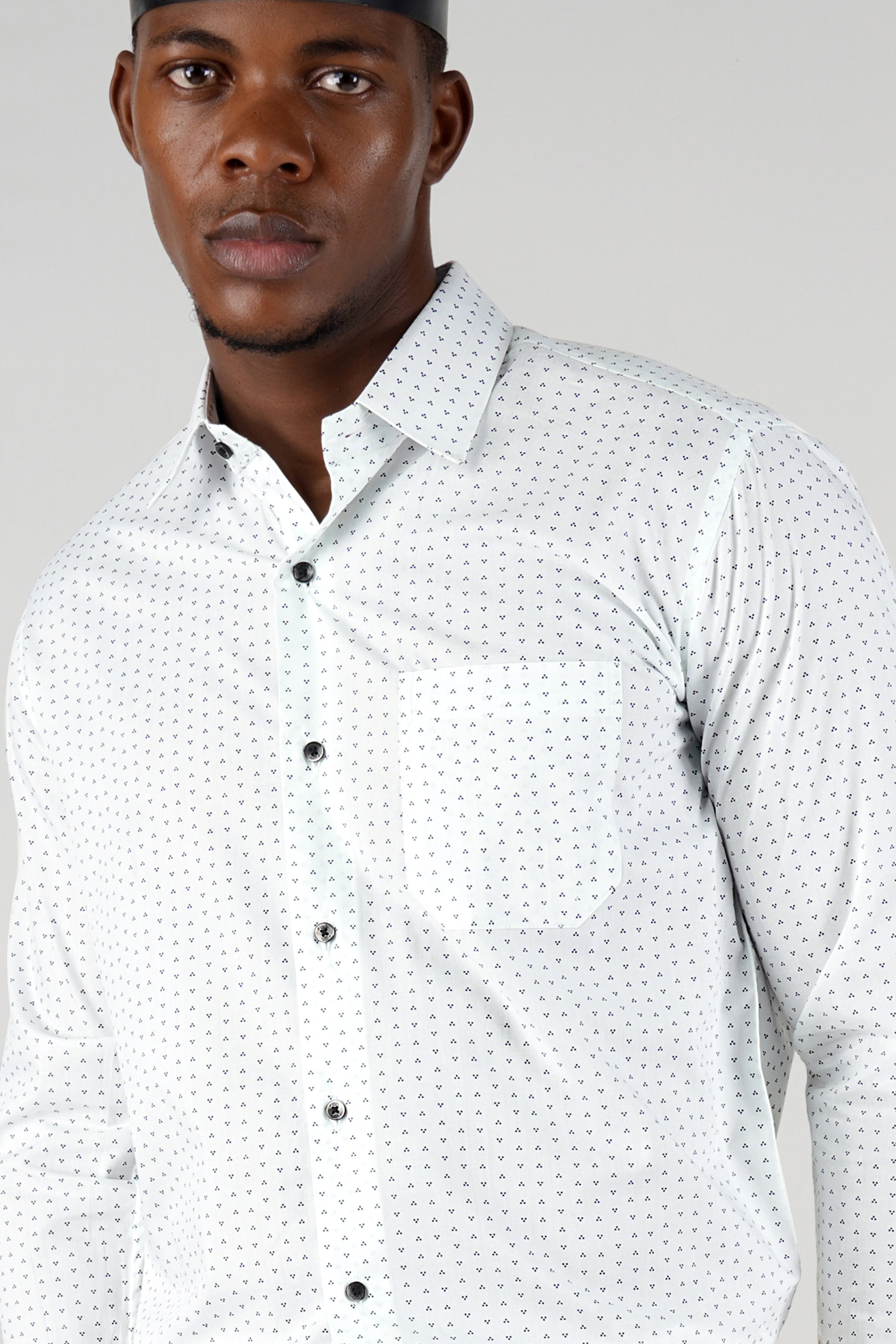 Bright White Printed Premium Cotton Shirt 10235-BLK-38, 10235-BLK-H-38, 10235-BLK-39, 10235-BLK-H-39, 10235-BLK-40, 10235-BLK-H-40, 10235-BLK-42, 10235-BLK-H-42, 10235-BLK-44, 10235-BLK-H-44, 10235-BLK-46, 10235-BLK-H-46, 10235-BLK-48, 10235-BLK-H-48, 10235-BLK-50, 10235-BLK-H-50, 10235-BLK-52, 10235-BLK-H-52