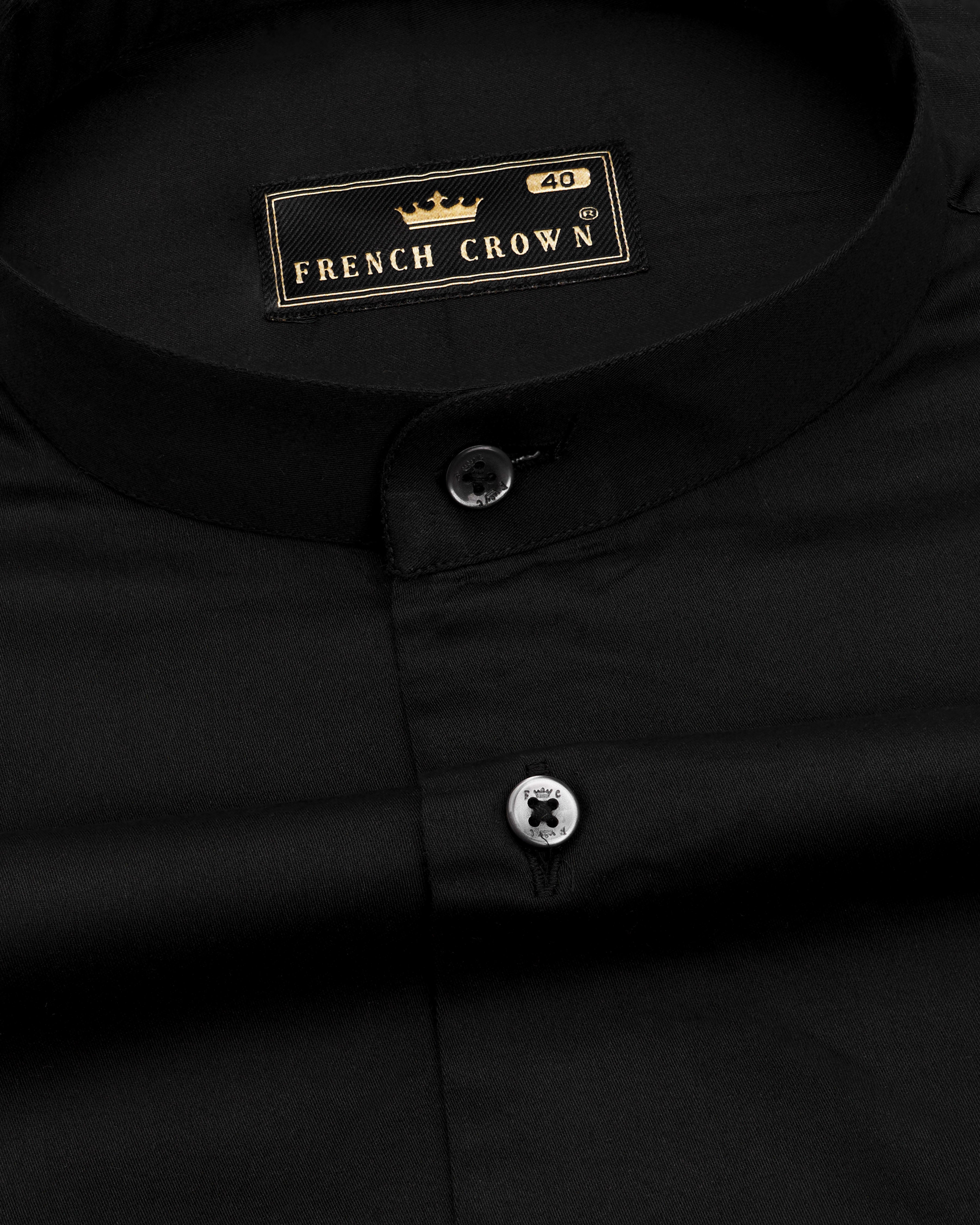 Jade Black Premium Giza Cotton shirt