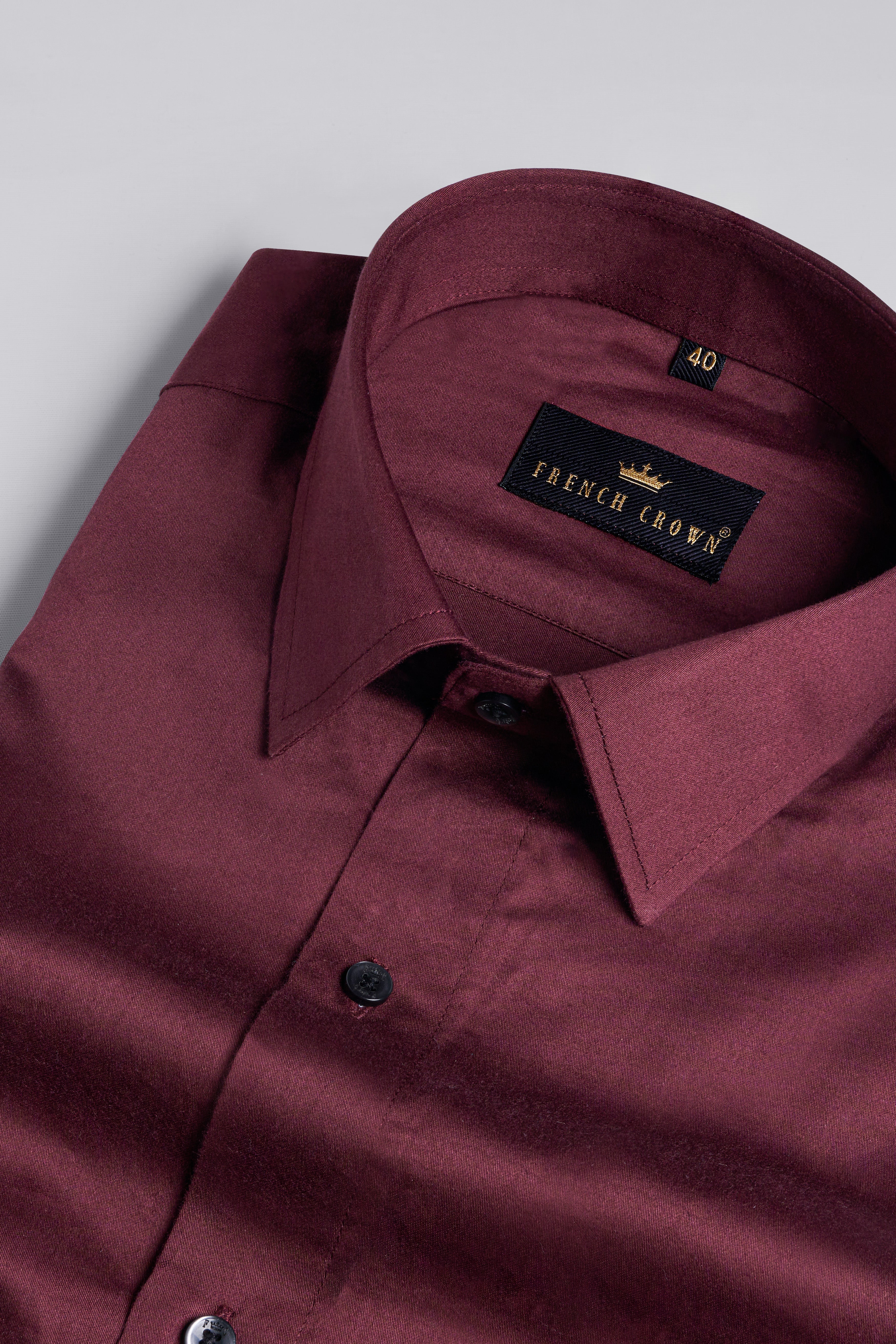 Crater Brown Premium Cotton Shirt