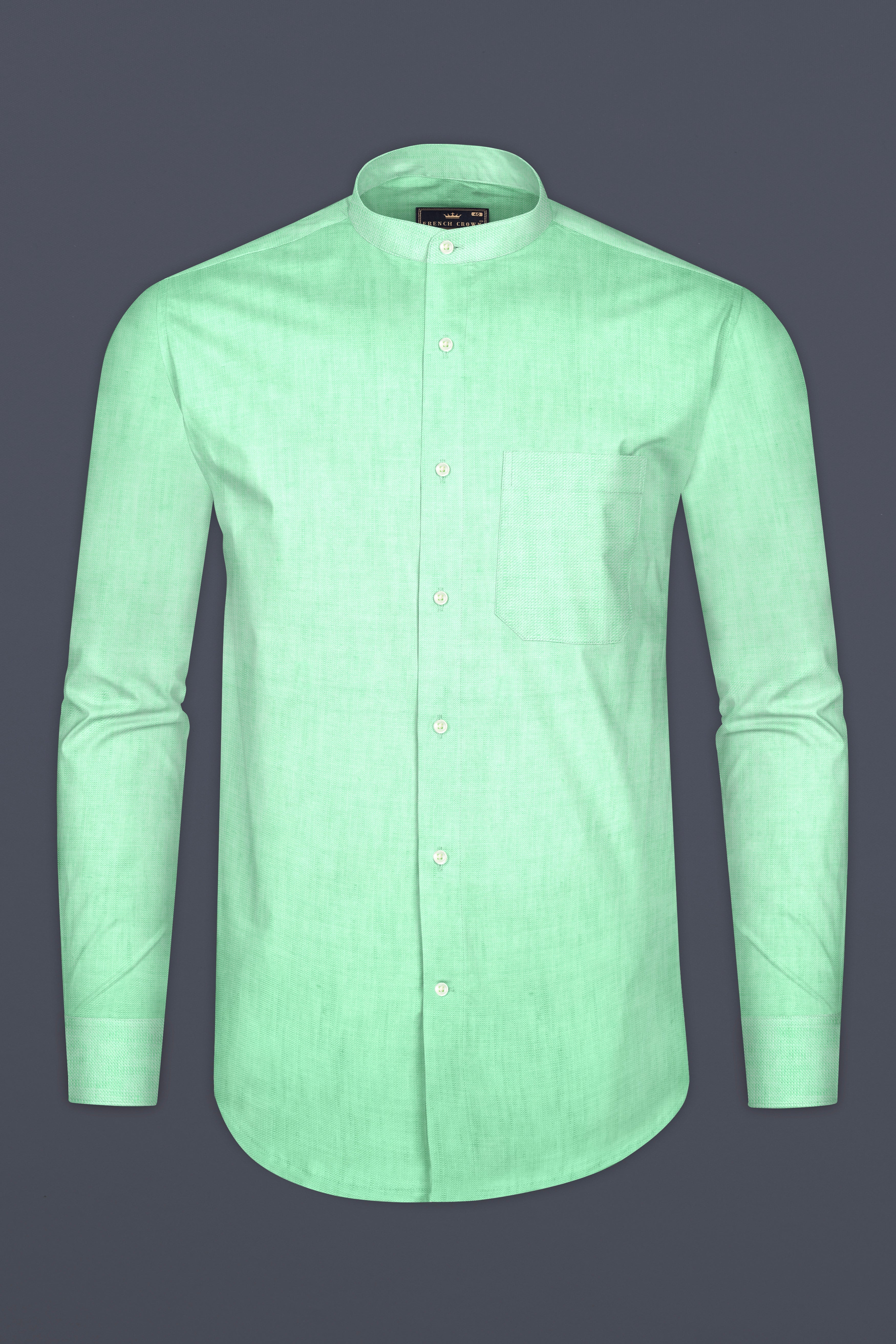 Chinook Green Luxurious Linen Shirt