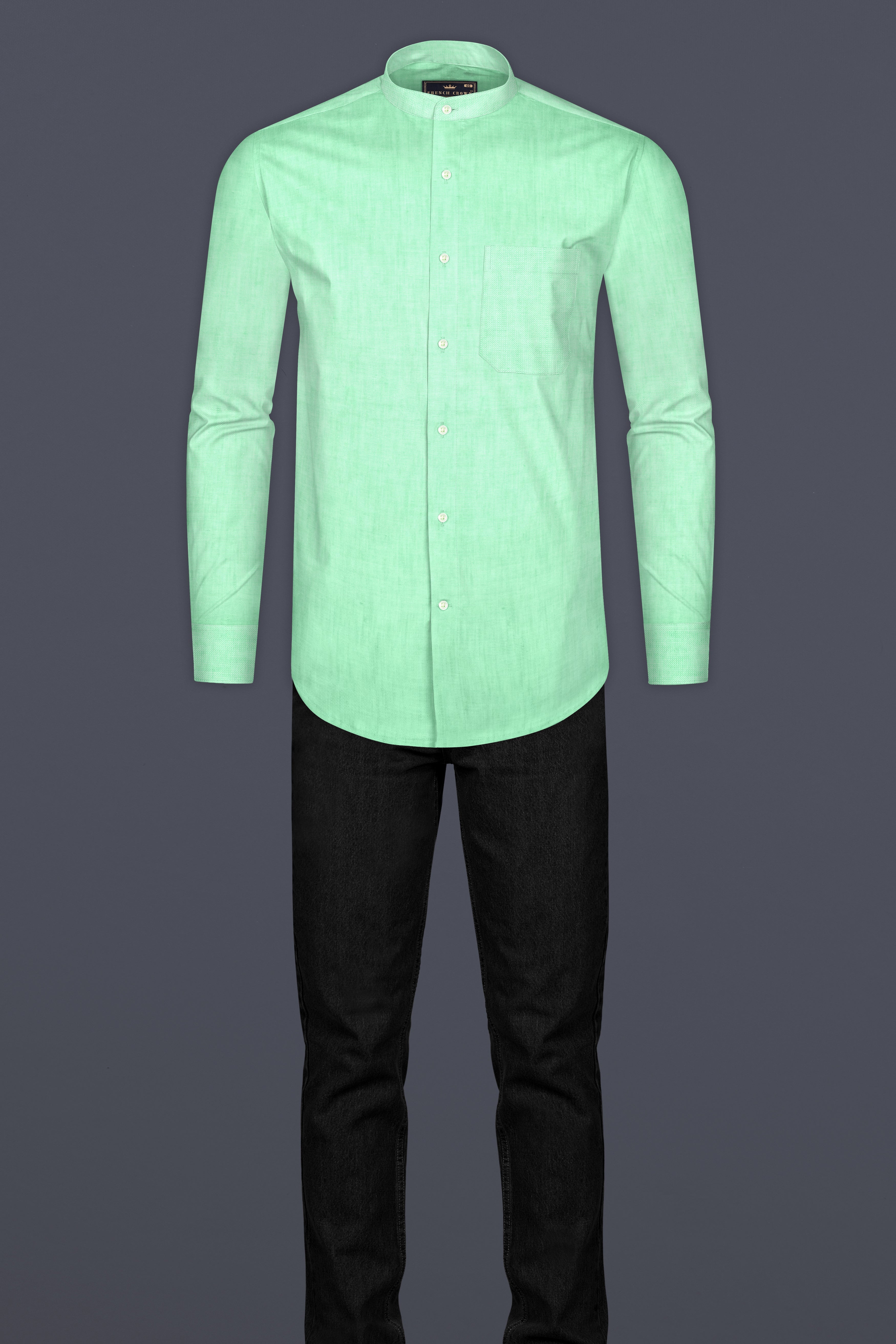 Chinook Green Luxurious Linen Shirt