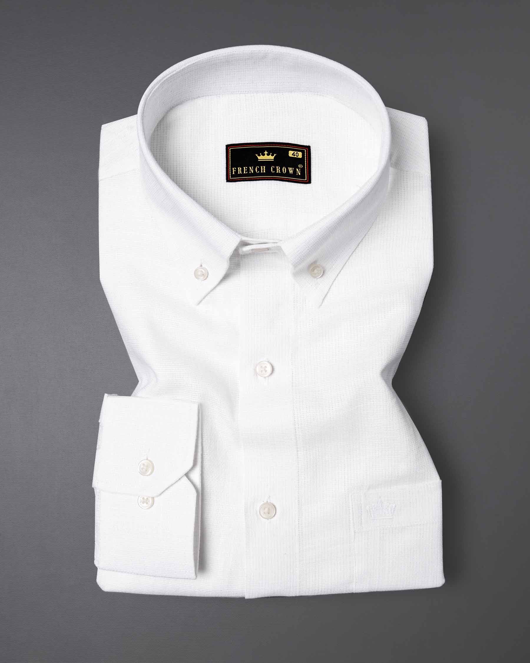 Bright White Dobby Premium Giza Cotton Shirt 6103-BD-38, 6103-BD-H-38, 6103-BD-39, 6103-BD-H-39, 6103-BD-40, 6103-BD-H-40, 6103-BD-42, 6103-BD-H-42, 6103-BD-44, 6103-BD-H-44, 6103-BD-46, 6103-BD-H-46, 6103-BD-48, 6103-BD-H-48, 6103-BD-50, 6103-BD-H-50, 6103-BD-52, 6103-BD-H-52