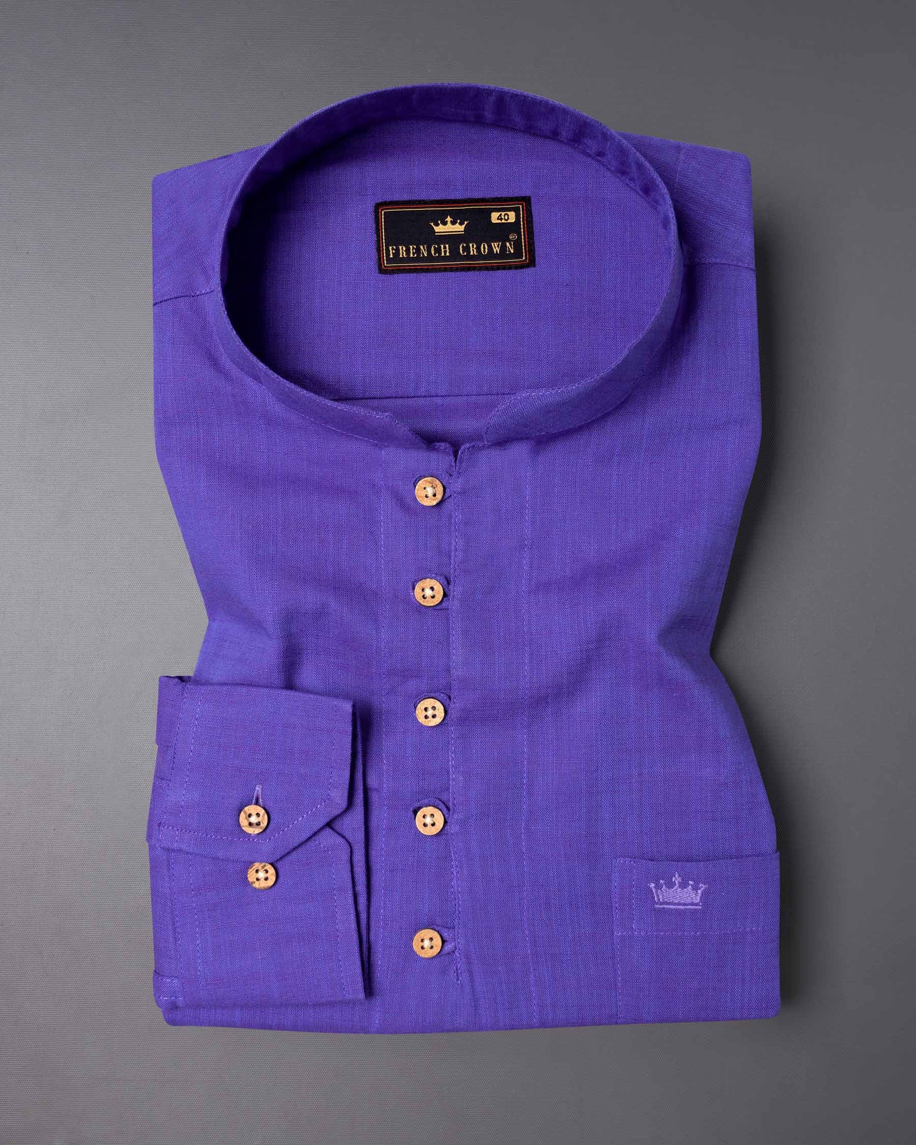 Windsor Blue Chambray Textured Premium Cotton Kurta Shirt 6315-KS-38, 6315-KS-H-38, 6315-KS-39, 6315-KS-H-39, 6315-KS-40, 6315-KS-H-40, 6315-KS-42, 6315-KS-H-42, 6315-KS-44, 6315-KS-H-44, 6315-KS-46, 6315-KS-H-46, 6315-KS-48, 6315-KS-H-48, 6315-KS-50, 6315-KS-H-50, 6315-KS-52, 6315-KS-H-52