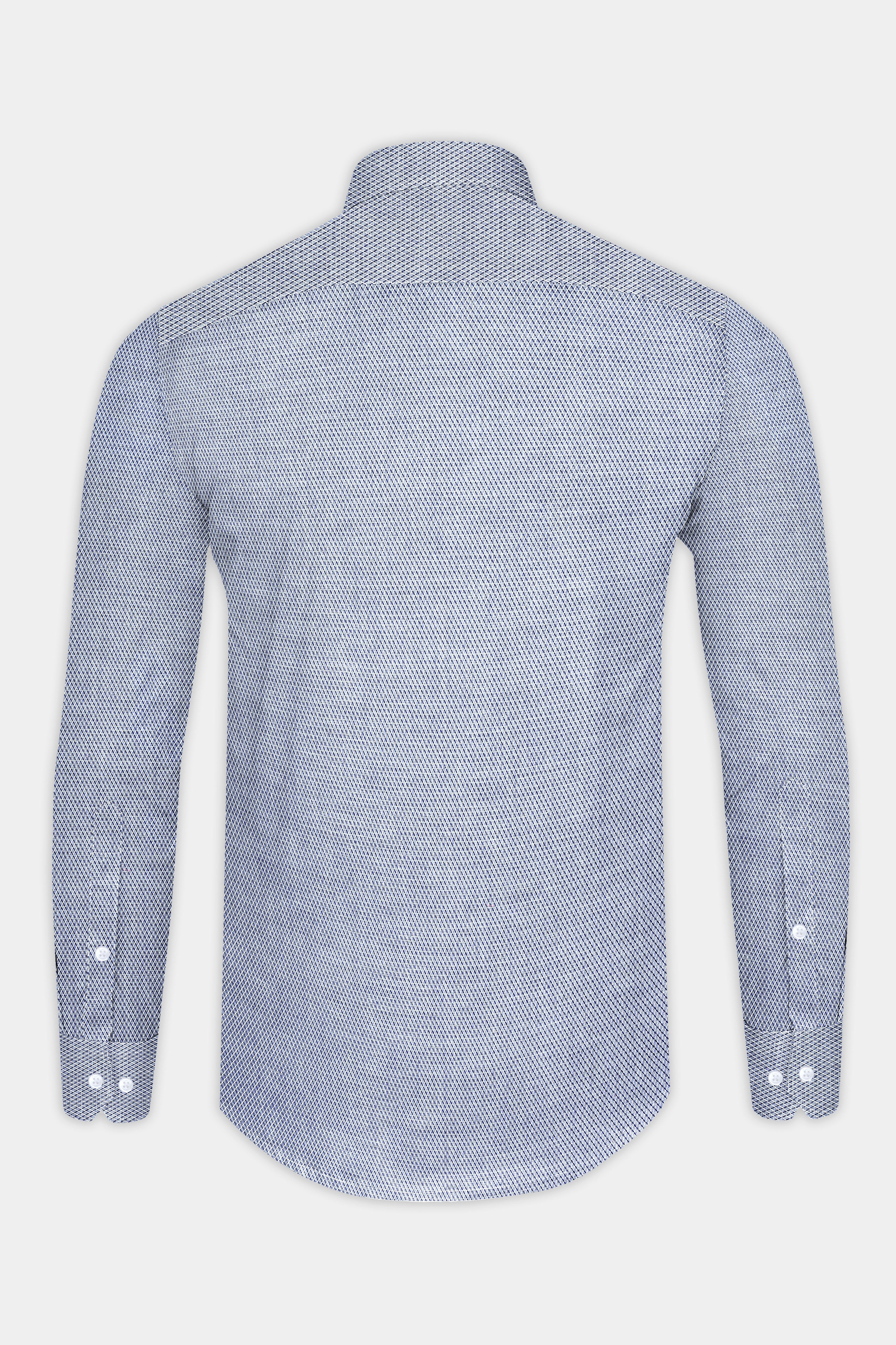 White and Cloud Burst Blue Royal Oxford Shirt