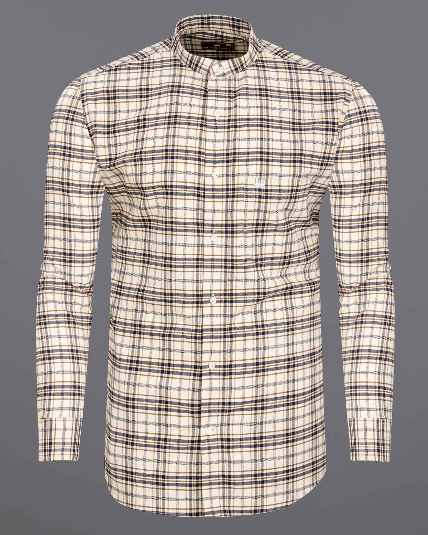 Dust Storm Beige Plaid Royal Oxford Shirt  6453-M-38, 6453-M-H-38, 6453-M-39, 6453-M-H-39, 6453-M-40, 6453-M-H-40, 6453-M-42, 6453-M-H-42, 6453-M-44, 6453-M-H-44, 6453-M-46, 6453-M-H-46, 6453-M-48, 6453-M-H-48, 6453-M-50, 6453-M-H-50, 6453-M-52, 6453-M-H-52