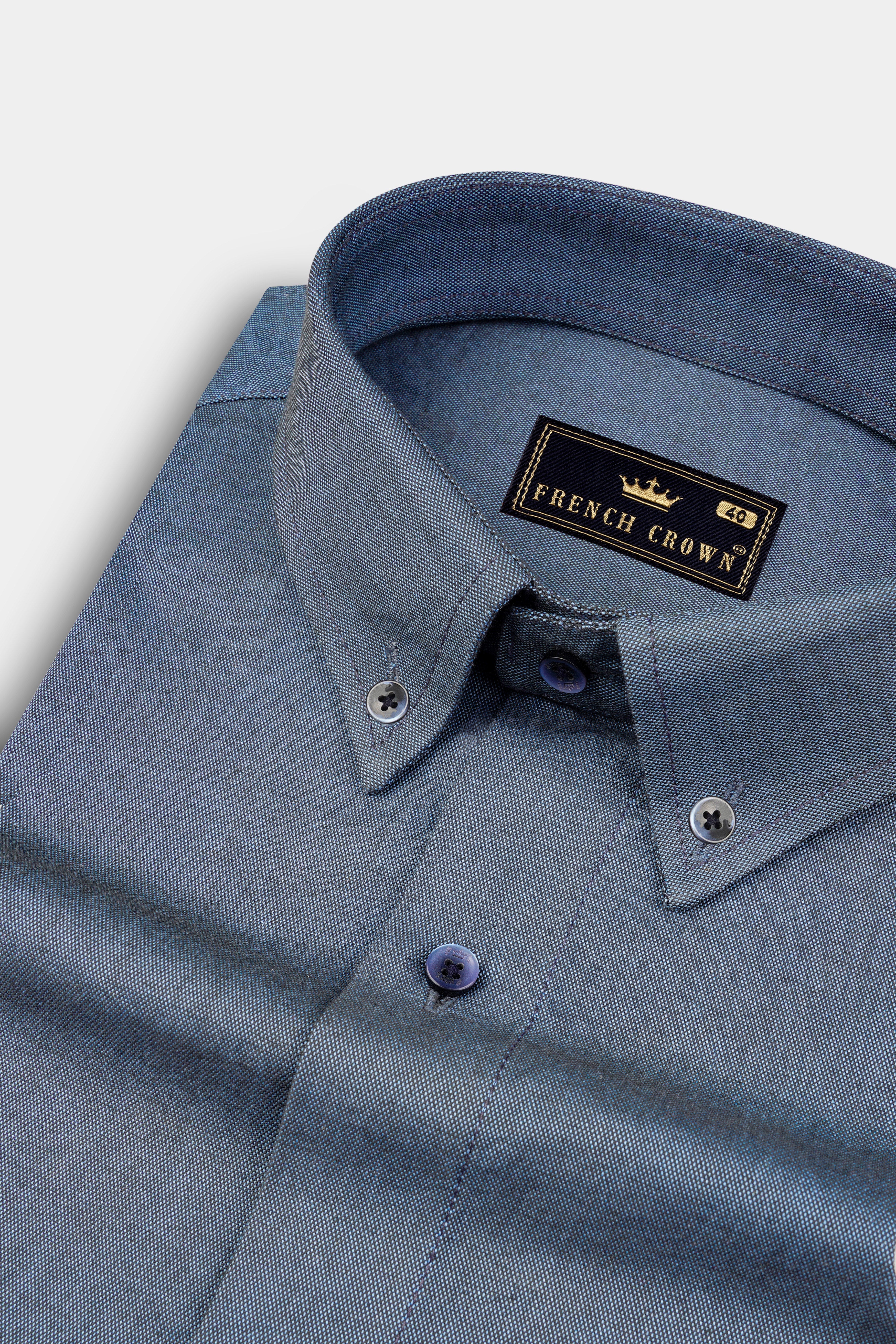 Mist Gray Heavyweight Royal Oxford Shirt