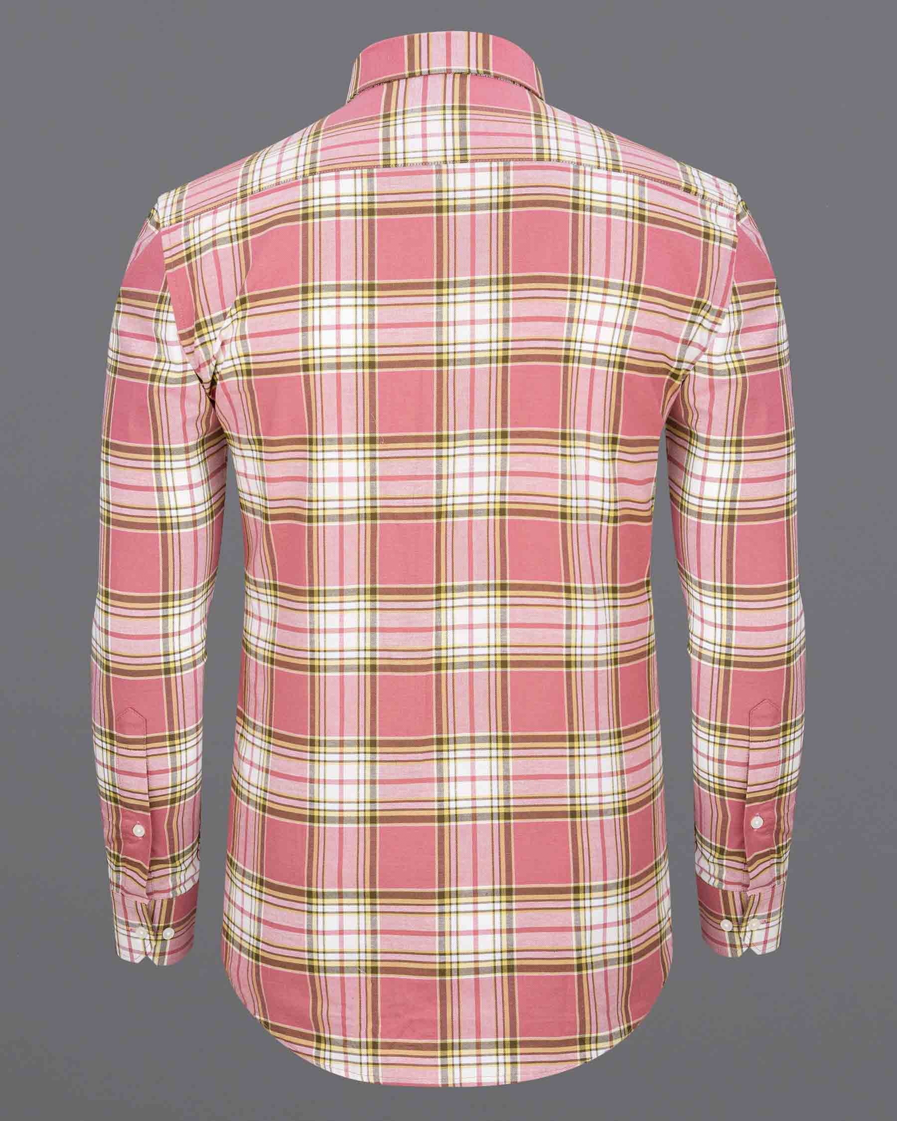 Froly Pink Checkered Royal Oxford Shirt  6510-BD-38, 6510-BD-H-38, 6510-BD-39, 6510-BD-H-39, 6510-BD-40, 6510-BD-H-40, 6510-BD-42, 6510-BD-H-42, 6510-BD-44, 6510-BD-H-44, 6510-BD-46, 6510-BD-H-46, 6510-BD-48, 6510-BD-H-48, 6510-BD-50, 6510-BD-H-50, 6510-BD-52, 6510-BD-H-52