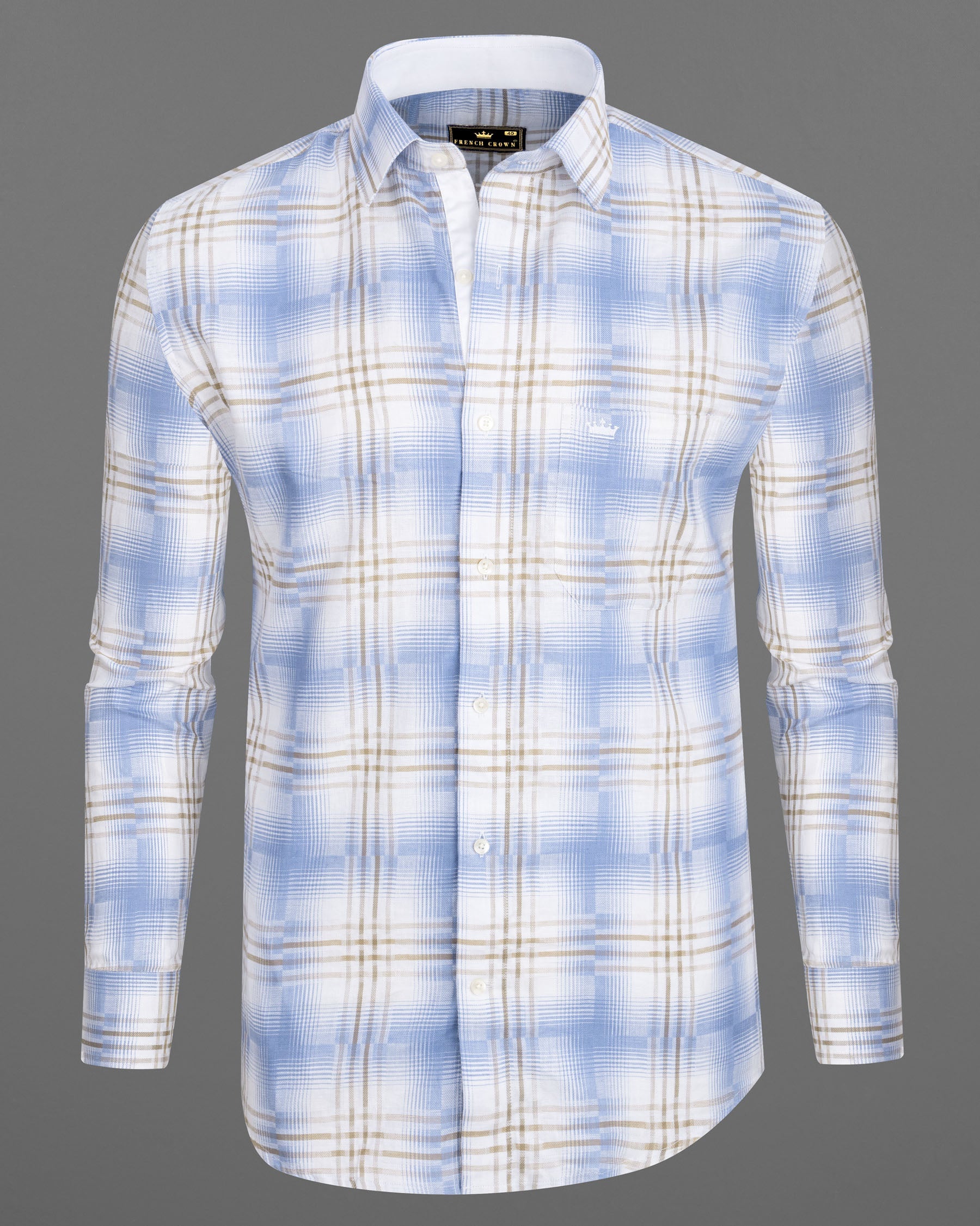 Casper Blue Twill Plaid Premium Cotton Shirt 6531-CLOTH-P-38,6531-CLOTH-P-H-38,6531-CLOTH-P-39,6531-CLOTH-P-H-39,6531-CLOTH-P-40,6531-CLOTH-P-H-40,6531-CLOTH-P-42,6531-CLOTH-P-H-42,6531-CLOTH-P-44,6531-CLOTH-P-H-44,6531-CLOTH-P-46,6531-CLOTH-P-H-46,6531-CLOTH-P-48,6531-CLOTH-P-H-48,6531-CLOTH-P-50,6531-CLOTH-P-H-50,6531-CLOTH-P-52,6531-CLOTH-P-H-52