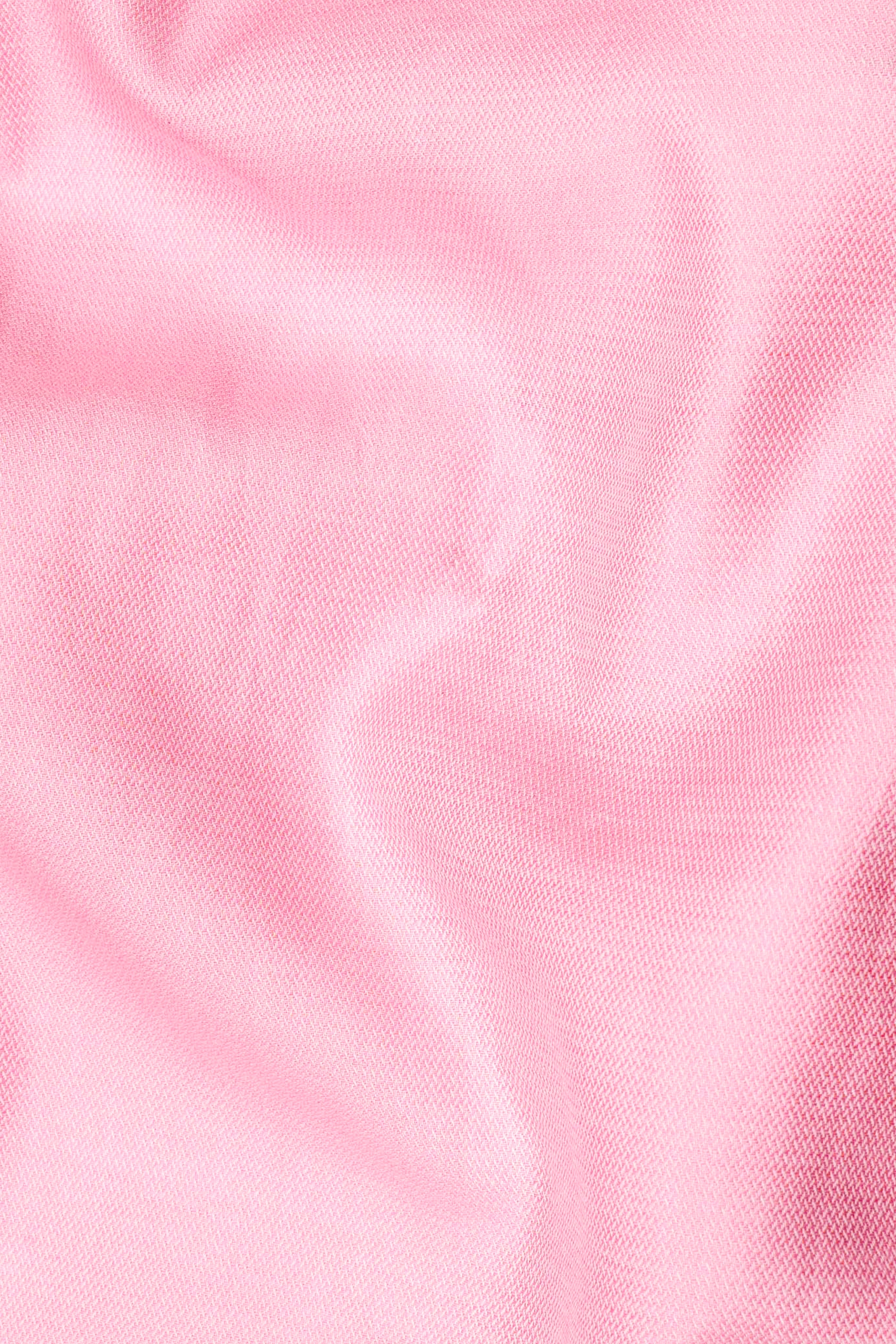 Sundown Pink Dobby Textured Premium Giza Cotton Shirt