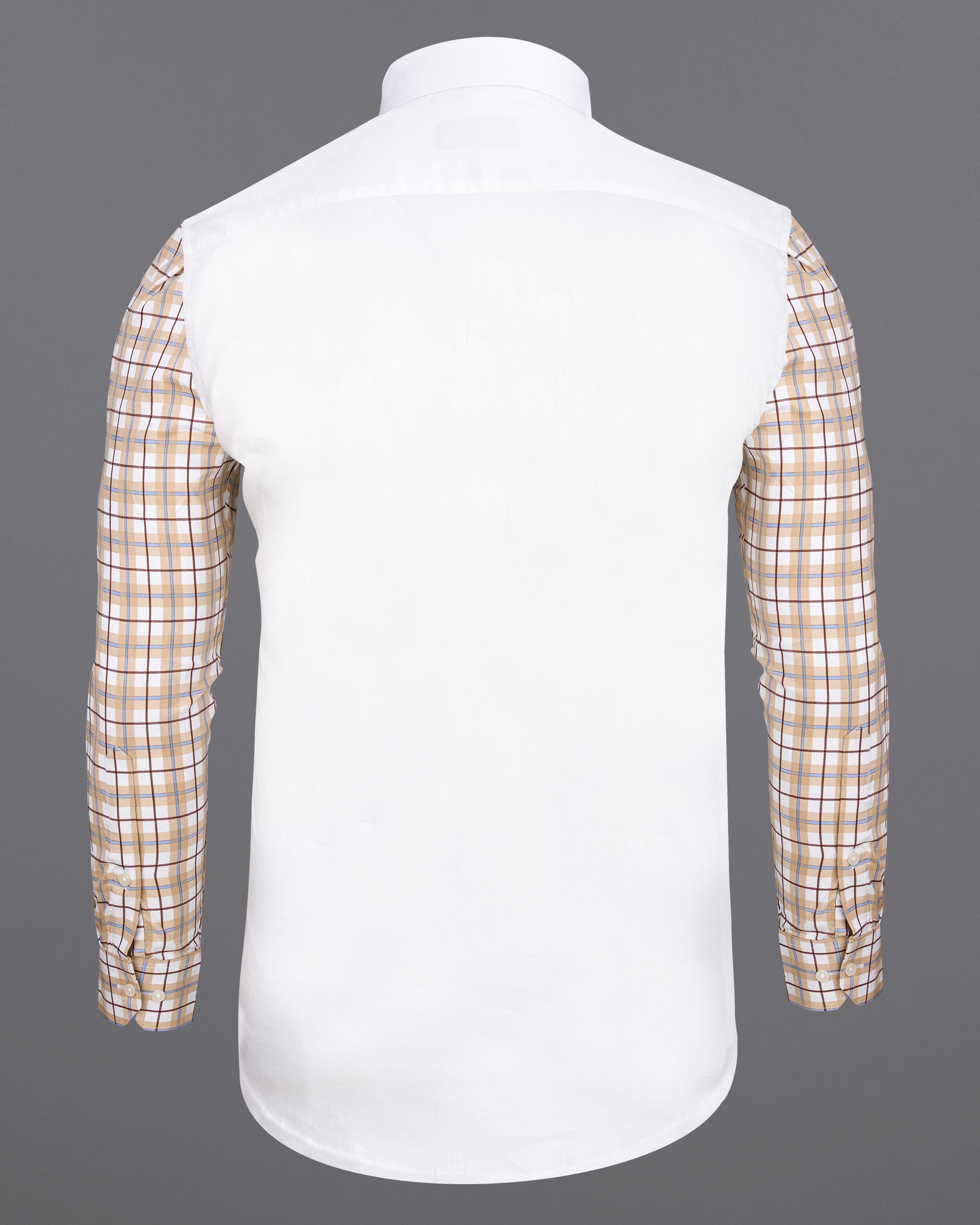 Half Almond Half White Plaid Super Soft Premium Cotton Shirt 6600-D5-38,6600-D5-H-38,6600-D5-39,6600-D5-H-39,6600-D5-40,6600-D5-H-40,6600-D5-42,6600-D5-H-42,6600-D5-44,6600-D5-H-44,6600-D5-46,6600-D5-H-46,6600-D5-48,6600-D5-H-48,6600-D5-50,6600-D5-H-50,6600-D5-52,6600-D5-H-52