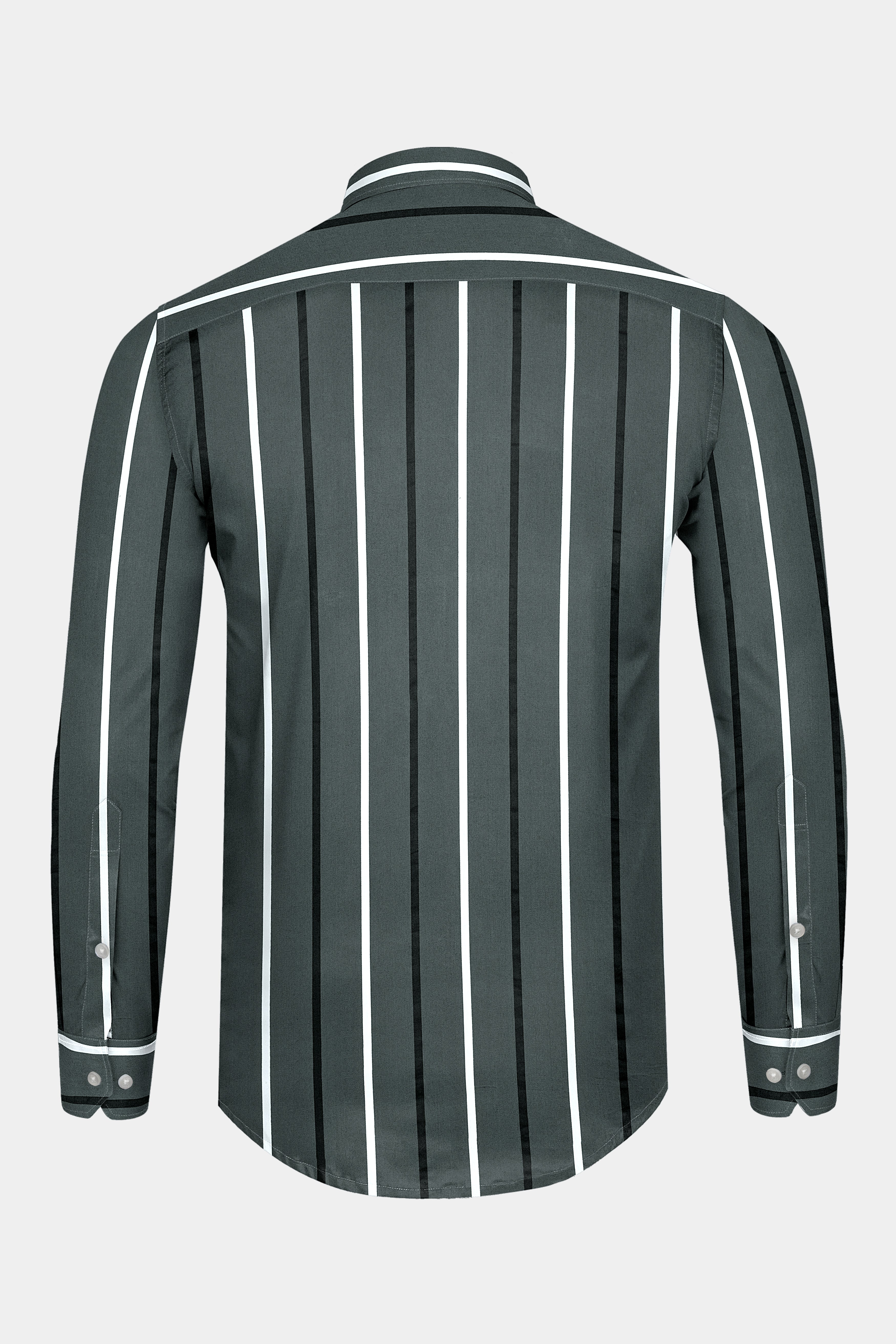 Storm Dust Striped Super Soft Premium Cotton Shirt