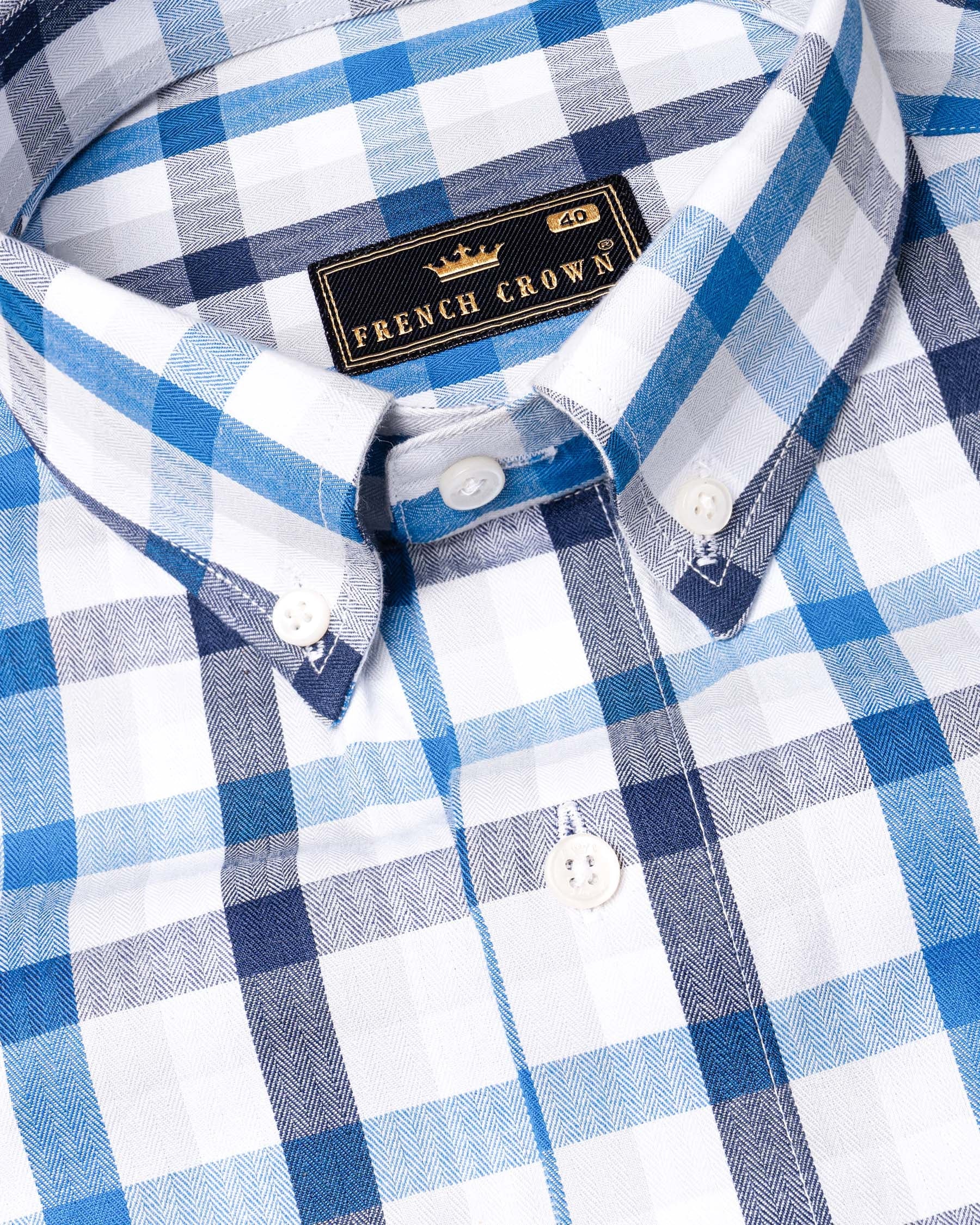 Downriver with Crystal Blue Plaid Herringbone Shirt 6638-BD-38,6638-BD-H-38,6638-BD-39,6638-BD-H-39,6638-BD-40,6638-BD-H-40,6638-BD-42,6638-BD-H-42,6638-BD-44,6638-BD-H-44,6638-BD-46,6638-BD-H-46,6638-BD-48,6638-BD-H-48,6638-BD-50,6638-BD-H-50,6638-BD-52,6638-BD-H-52