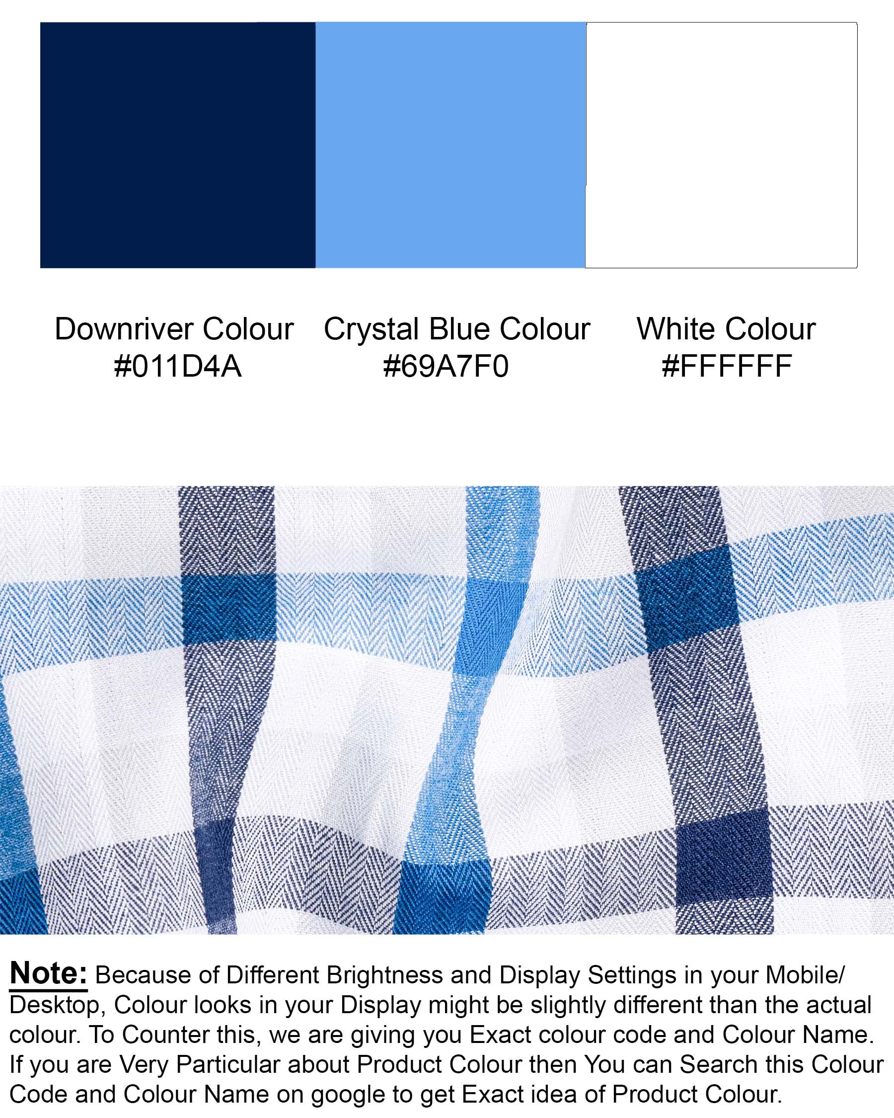 Downriver with Crystal Blue Plaid Herringbone Shirt 6638-BD-38,6638-BD-H-38,6638-BD-39,6638-BD-H-39,6638-BD-40,6638-BD-H-40,6638-BD-42,6638-BD-H-42,6638-BD-44,6638-BD-H-44,6638-BD-46,6638-BD-H-46,6638-BD-48,6638-BD-H-48,6638-BD-50,6638-BD-H-50,6638-BD-52,6638-BD-H-52