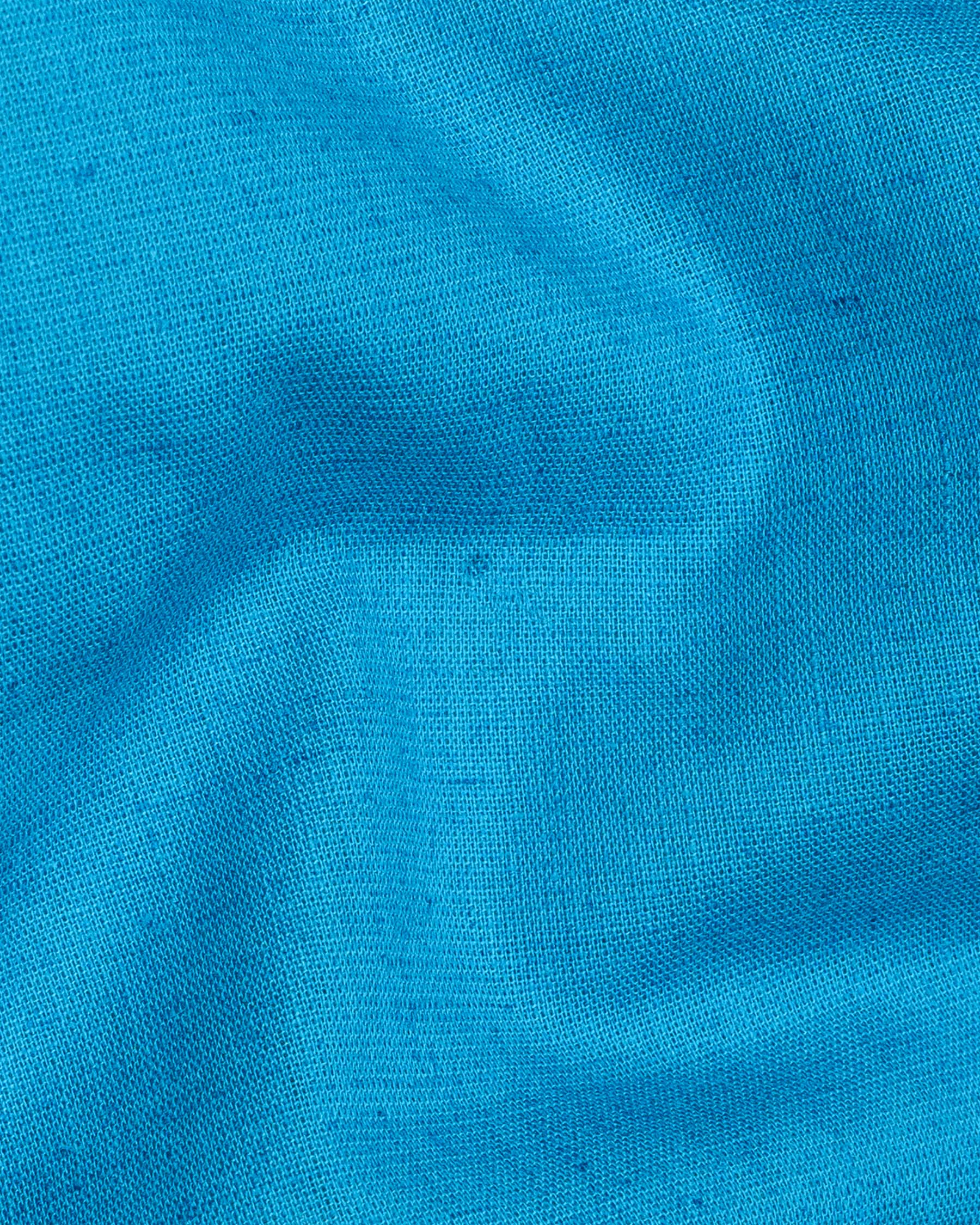 Cerulean Blue Luxurious Linen Shirt 6648-M-38,6648-M-H-38,6648-M-39,6648-M-H-39,6648-M-40,6648-M-H-40,6648-M-42,6648-M-H-42,6648-M-44,6648-M-H-44,6648-M-46,6648-M-H-46,6648-M-48,6648-M-H-48,6648-M-50,6648-M-H-50,6648-M-52,6648-M-H-52