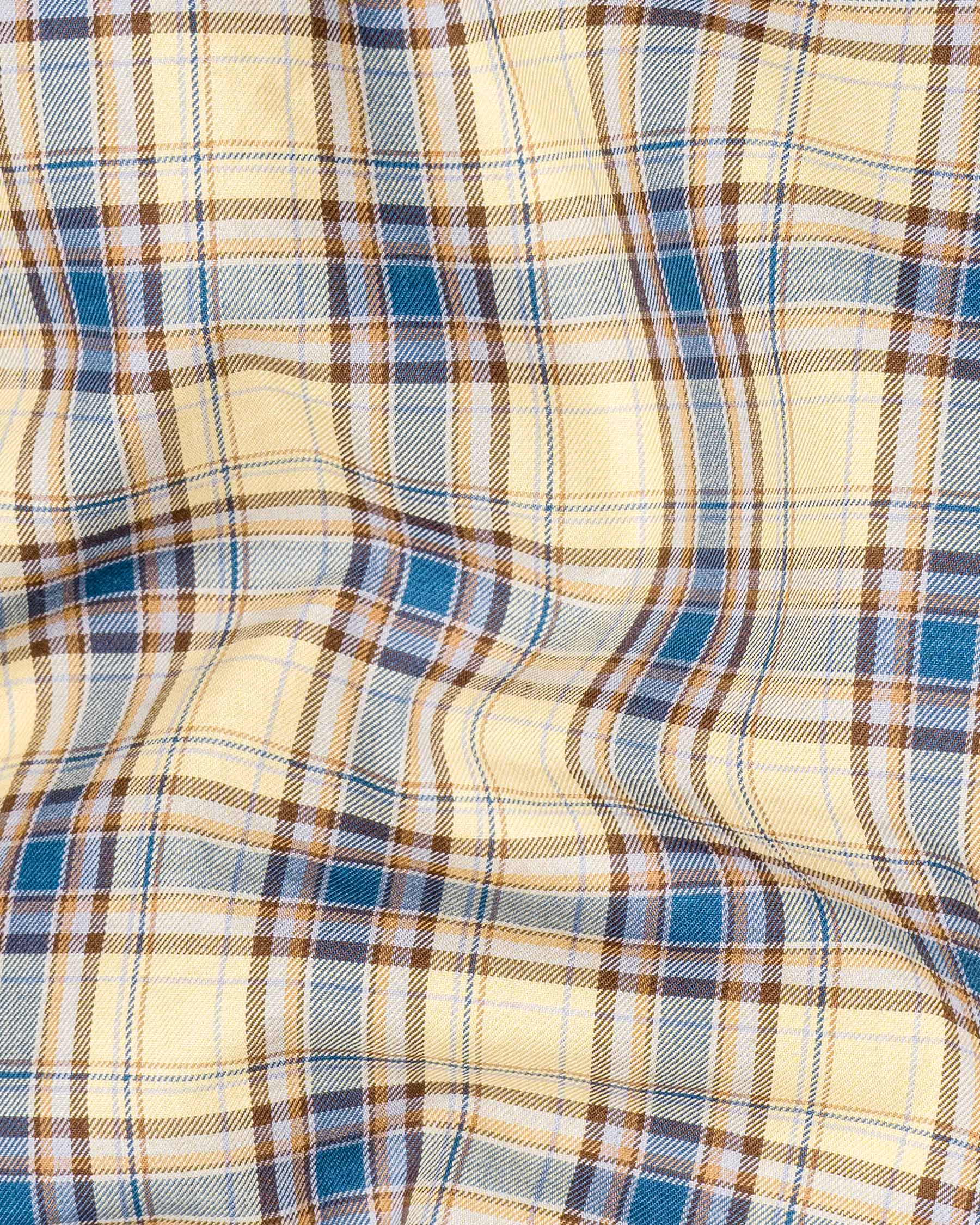 Double Pearl Beige and Astral Blue Plaid Twill Textured Premium Cotton Shirt 6691-CA-38,6691-CA-38,6691-CA-39,6691-CA-39,6691-CA-40,6691-CA-40,6691-CA-42,6691-CA-42,6691-CA-44,6691-CA-44,6691-CA-46,6691-CA-46,6691-CA-48,6691-CA-48,6691-CA-50,6691-CA-50,6691-CA-52,6691-CA-52