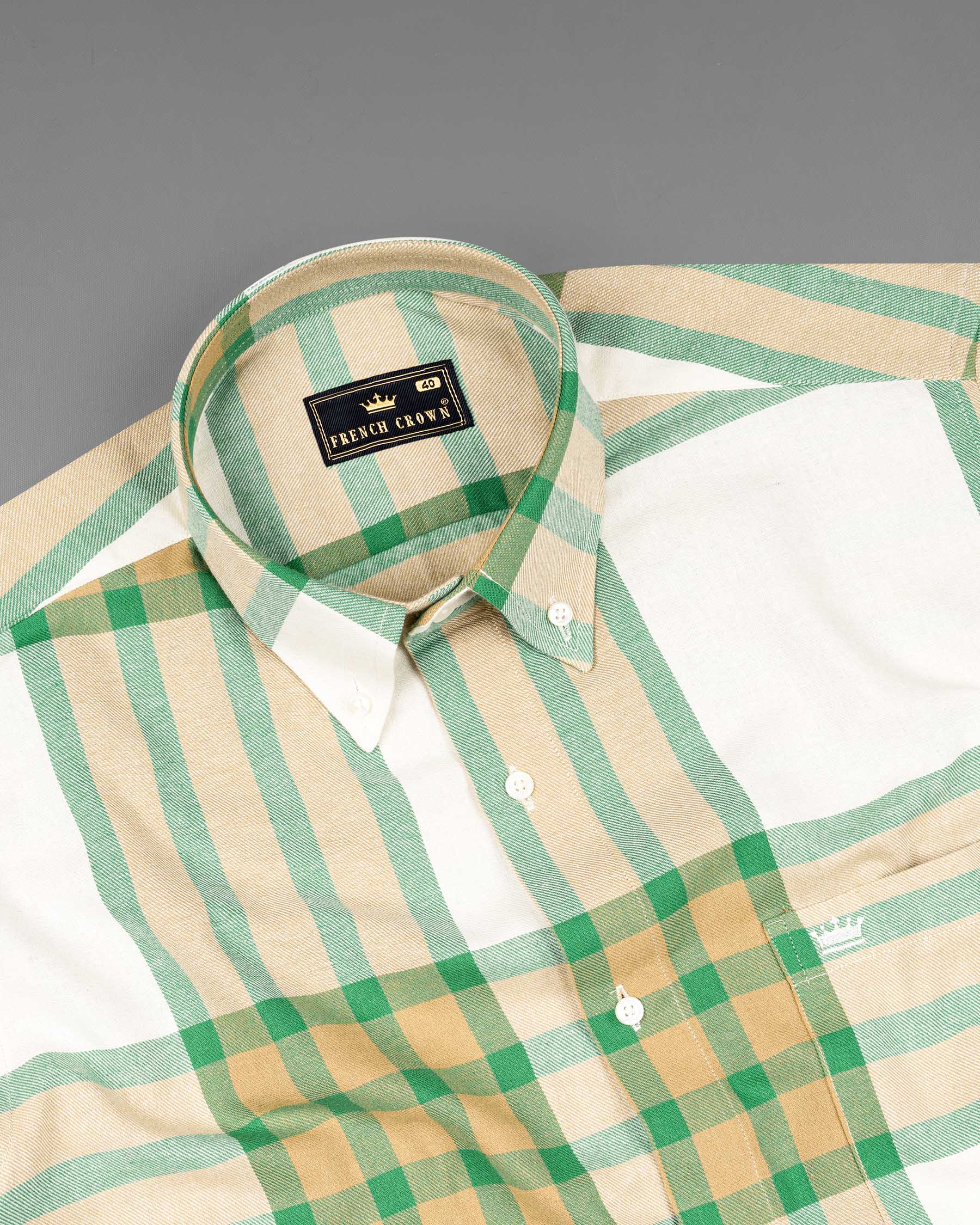 Chateau Green with Manhattan Checkered Flannel Shirt 6718-BD-38,6718-BD-38,6718-BD-39,6718-BD-39,6718-BD-40,6718-BD-40,6718-BD-42,6718-BD-42,6718-BD-44,6718-BD-44,6718-BD-46,6718-BD-46,6718-BD-48,6718-BD-48,6718-BD-50,6718-BD-50,6718-BD-52,6718-BD-52