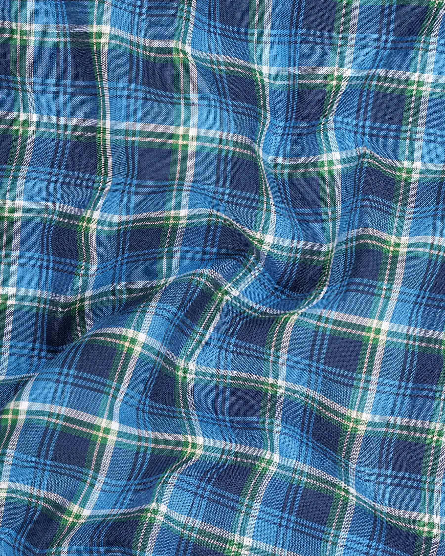 Havelock Blue with Cloud Burst Plaid Premium Cotton Shirt 6727-BD-38,6727-BD-38,6727-BD-39,6727-BD-39,6727-BD-40,6727-BD-40,6727-BD-42,6727-BD-42,6727-BD-44,6727-BD-44,6727-BD-46,6727-BD-46,6727-BD-48,6727-BD-48,6727-BD-50,6727-BD-50,6727-BD-52,6727-BD-52