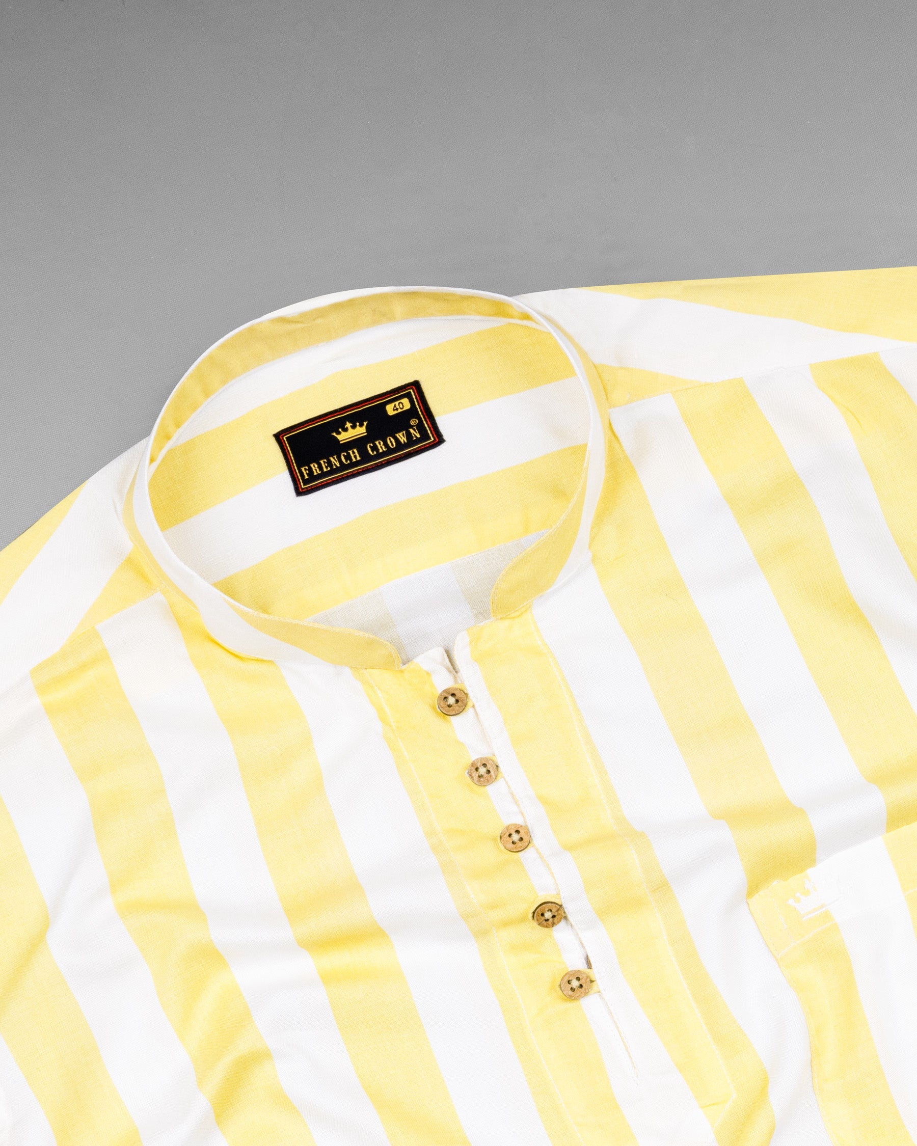 Sandwisp Yellow Striped Tencel Kurta Shirt 6746-KS-38,6746-KS-38,6746-KS-39,6746-KS-39,6746-KS-40,6746-KS-40,6746-KS-42,6746-KS-42,6746-KS-44,6746-KS-44,6746-KS-46,6746-KS-46,6746-KS-48,6746-KS-48,6746-KS-50,6746-KS-50,6746-KS-52,6746-KS-52