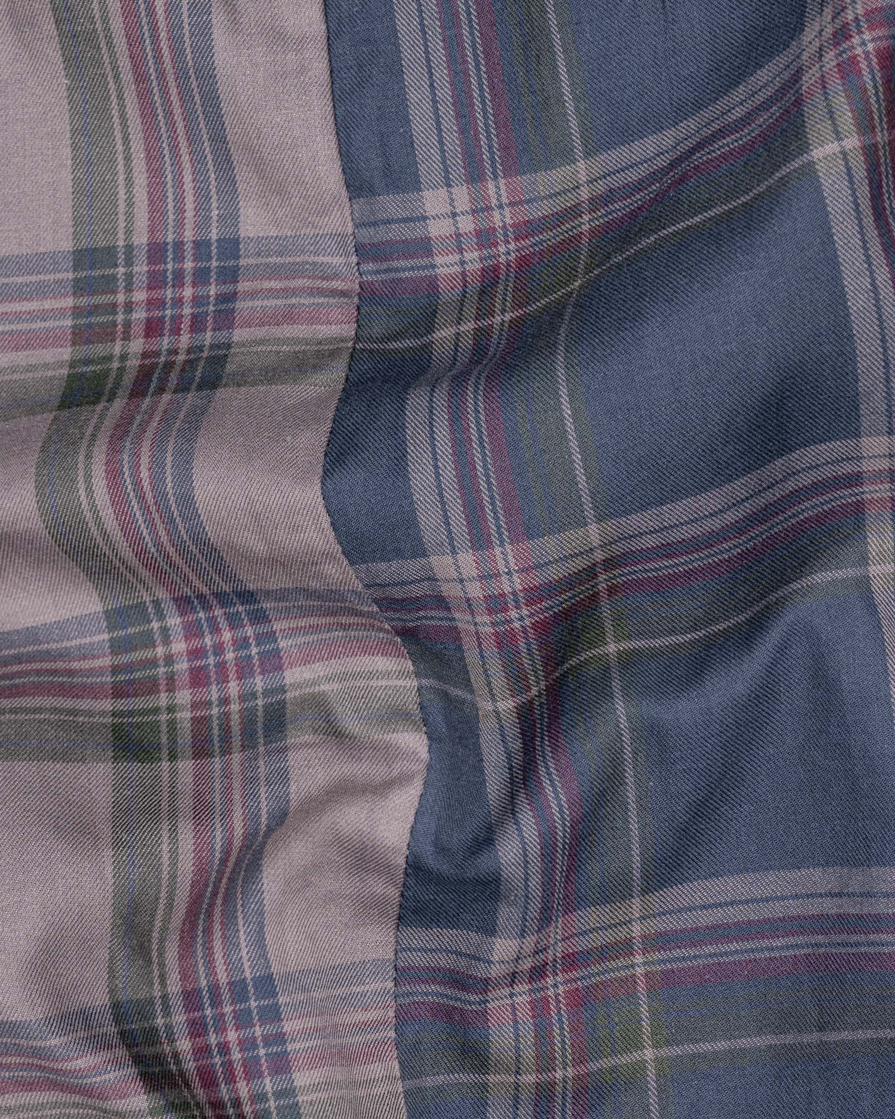 Venus with Cadet Blue Plaid Premium Cotton Shirt 6758-38,6758-38,6758-39,6758-39,6758-40,6758-40,6758-42,6758-42,6758-44,6758-44,6758-46,6758-46,6758-48,6758-48,6758-50,6758-50,6758-52,6758-52