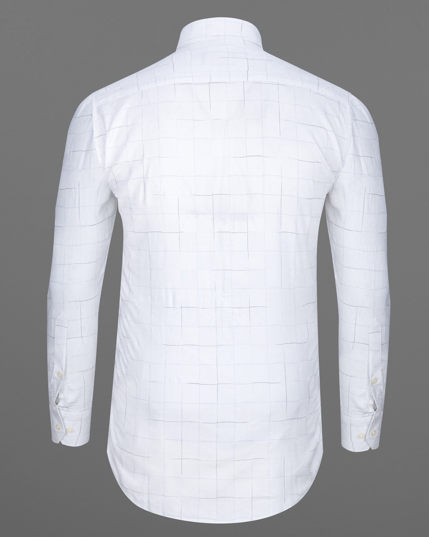 Bright White Twill Checkered Premium Cotton Shirt 6791-CA-38,6791-CA-38,6791-CA-39,6791-CA-39,6791-CA-40,6791-CA-40,6791-CA-42,6791-CA-42,6791-CA-44,6791-CA-44,6791-CA-46,6791-CA-46,6791-CA-48,6791-CA-48,6791-CA-50,6791-CA-50,6791-CA-52,6791-CA-52