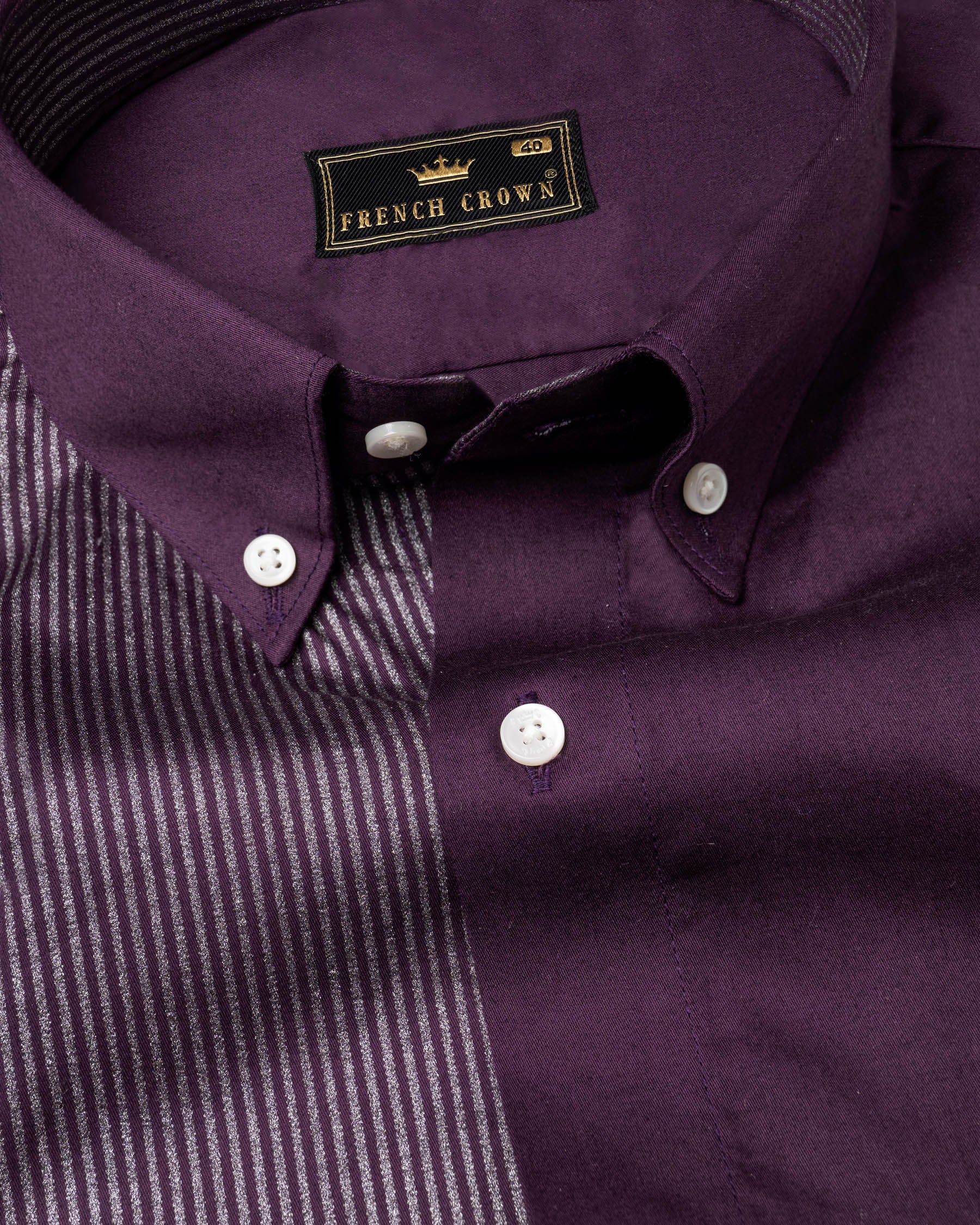 Half Thunder Purple Half Striped Premium Cotton Shirt 6877-BD-38, 6877-BD-H-38, 6877-BD-39, 6877-BD-H-39, 6877-BD-40, 6877-BD-H-40, 6877-BD-42, 6877-BD-H-42, 6877-BD-44, 6877-BD-H-44, 6877-BD-46, 6877-BD-H-46, 6877-BD-48, 6877-BD-H-48, 6877-BD-50, 6877-BD-H-50, 6877-BD-52, 6877-BD-H-52