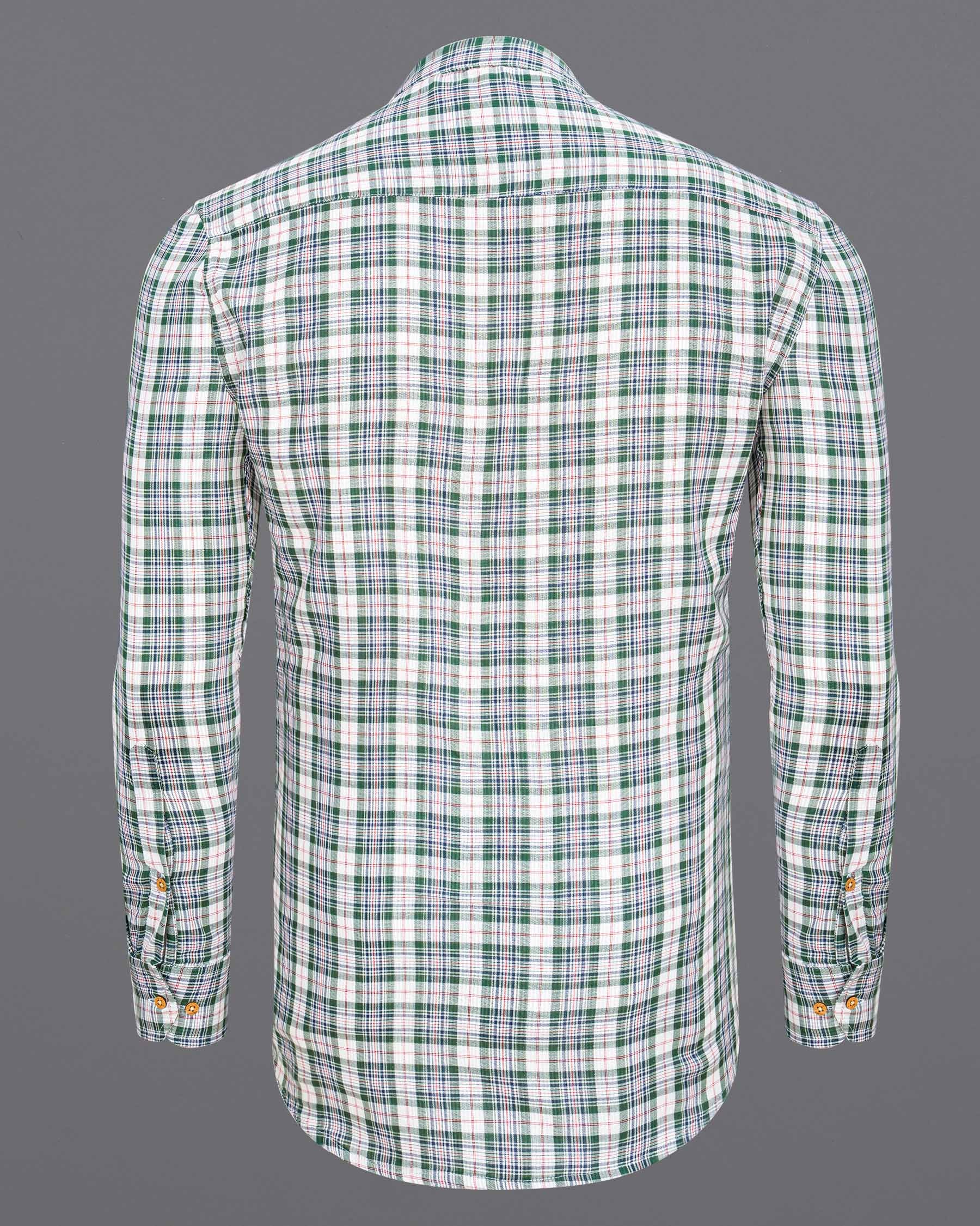 off White and Stromboli Green Plaid Twill Textured Premium Cotton Kurta Shirt 6883-KS-38,6883-KS-38,6883-KS-39,6883-KS-39,6883-KS-40,6883-KS-40,6883-KS-42,6883-KS-42,6883-KS-44,6883-KS-44,6883-KS-46,6883-KS-46,6883-KS-48,6883-KS-48,6883-KS-50,6883-KS-50,6883-KS-52,6883-KS-52