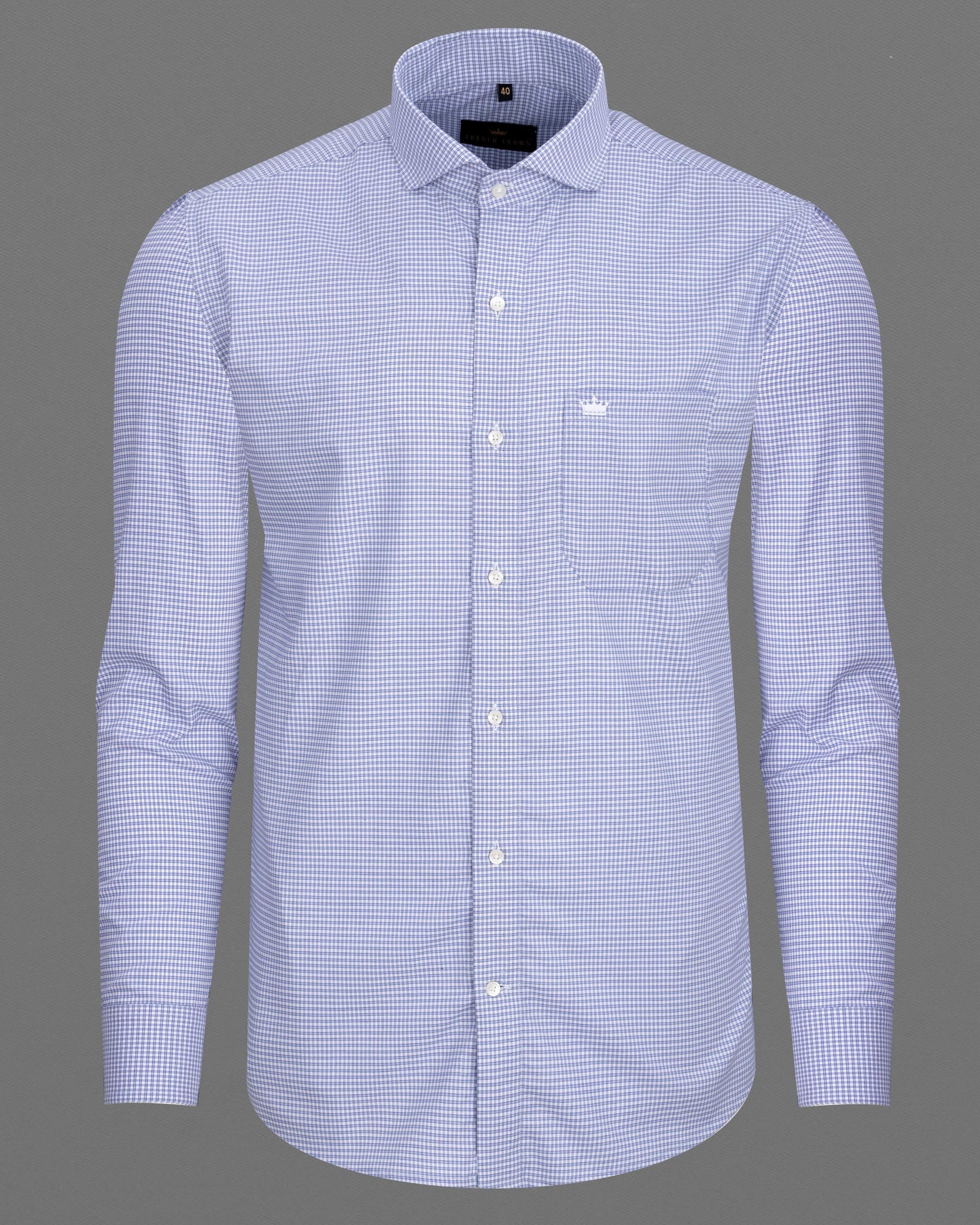 White and Wistful Blue Checkered Premium Cotton Shirt 6901-CA-38,6901-CA-38,6901-CA-39,6901-CA-39,6901-CA-40,6901-CA-40,6901-CA-42,6901-CA-42,6901-CA-44,6901-CA-44,6901-CA-46,6901-CA-46,6901-CA-48,6901-CA-48,6901-CA-50,6901-CA-50,6901-CA-52,6901-CA-52