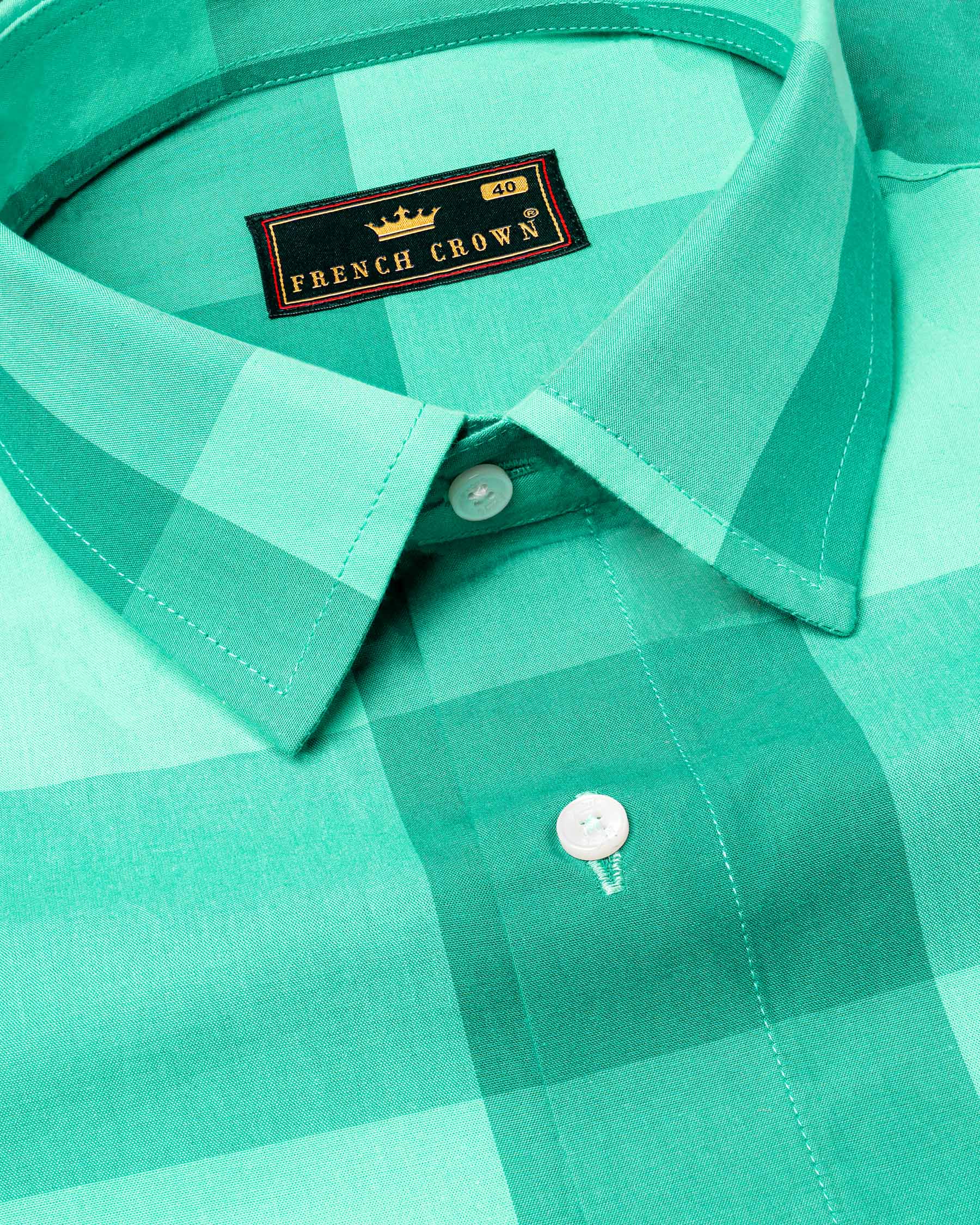 Riptide and Persian Green Premium Cotton Shirt 6902-38,6902-38,6902-39,6902-39,6902-40,6902-40,6902-42,6902-42,6902-44,6902-44,6902-46,6902-46,6902-48,6902-48,6902-50,6902-50,6902-52,6902-52