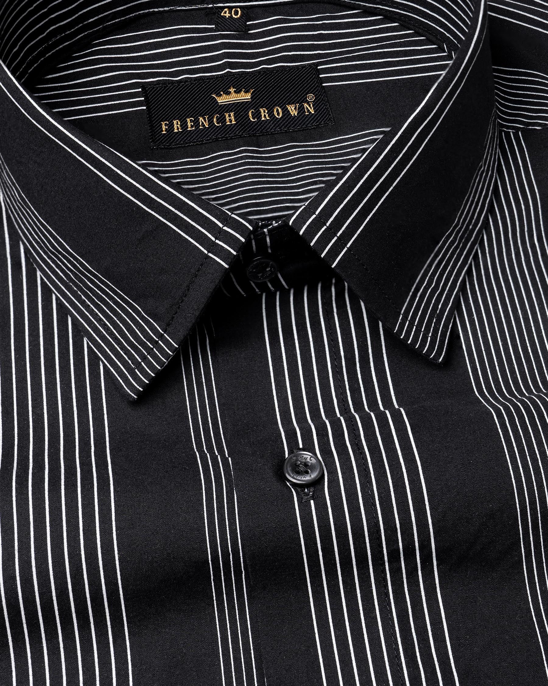 Jade Black Twill Striped Premium Cotton Shirt 6910-BLK-38,6910-BLK-38,6910-BLK-39,6910-BLK-39,6910-BLK-40,6910-BLK-40,6910-BLK-42,6910-BLK-42,6910-BLK-44,6910-BLK-44,6910-BLK-46,6910-BLK-46,6910-BLK-48,6910-BLK-48,6910-BLK-50,6910-BLK-50,6910-BLK-52,6910-BLK-52