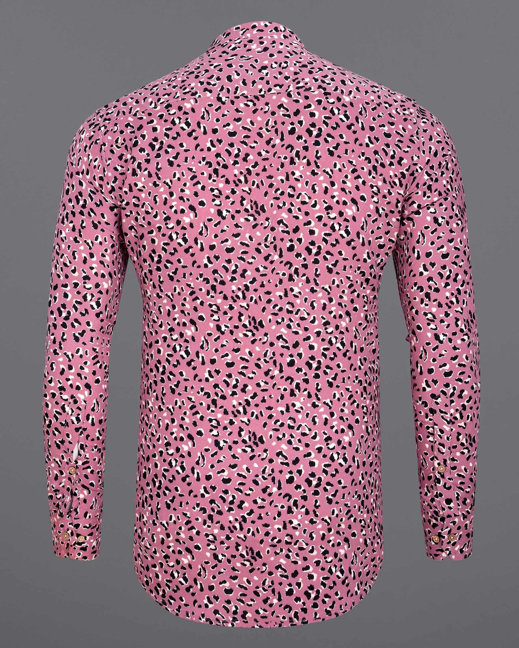 Charm Pink Leopard Printed Premium Tencel Kurta Shirt 6916-KS-38,6916-KS-38,6916-KS-39,6916-KS-39,6916-KS-40,6916-KS-40,6916-KS-42,6916-KS-42,6916-KS-44,6916-KS-44,6916-KS-46,6916-KS-46,6916-KS-48,6916-KS-48,6916-KS-50,6916-KS-50,6916-KS-52,6916-KS-52