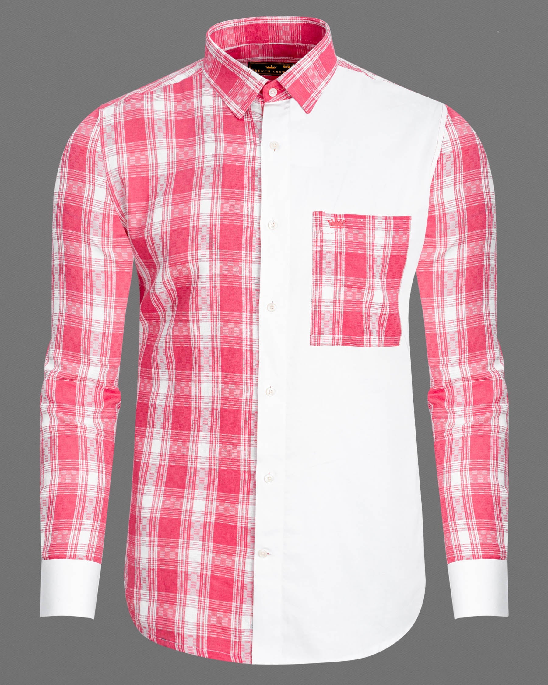  Light Carmine Plaid with Bright White Twill Premium Cotton Designer Shirt 6932-D11-38,6932-D11-38,6932-D11-39,6932-D11-39,6932-D11-40,6932-D11-40,6932-D11-42,6932-D11-42,6932-D11-44,6932-D11-44,6932-D11-46,6932-D11-46,6932-D11-48,6932-D11-48,6932-D11-50,6932-D11-50,6932-D11-52,6932-D11-52