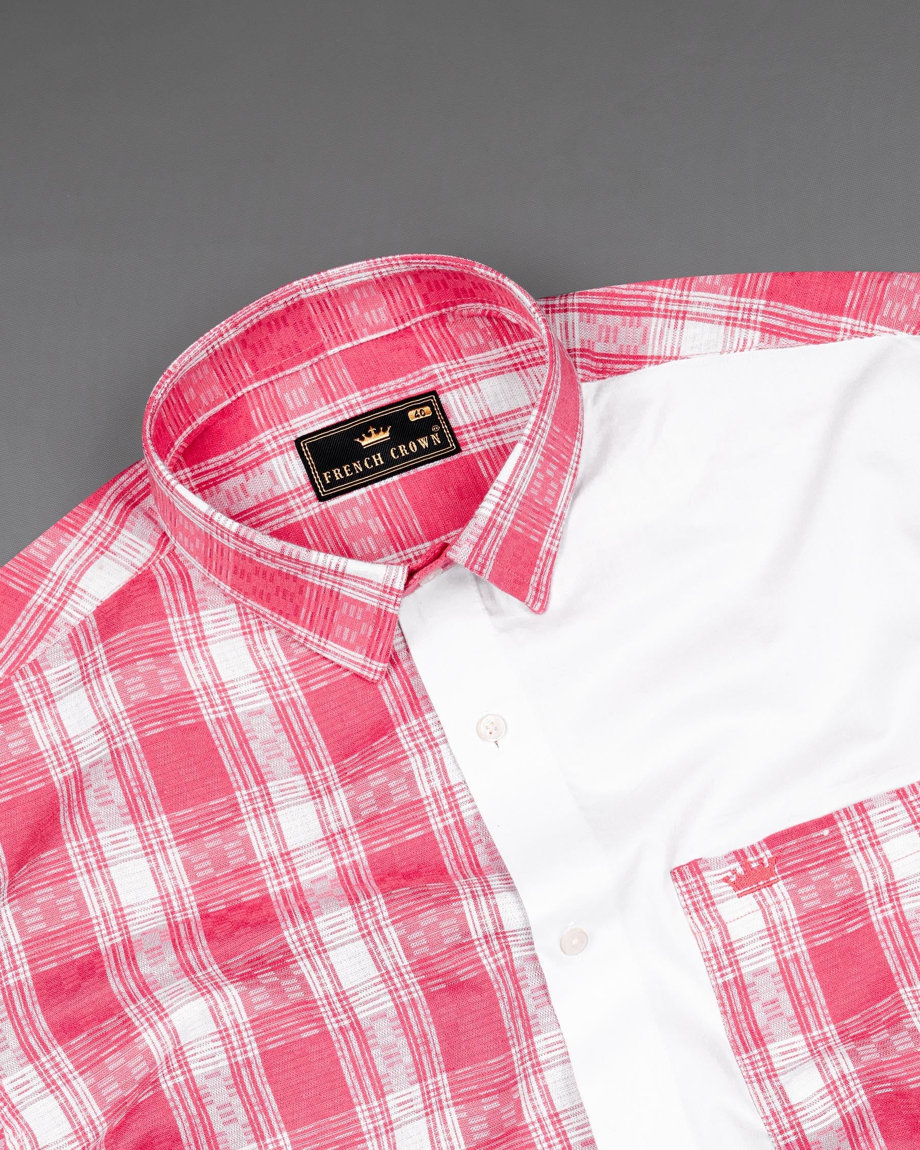  Light Carmine Plaid with Bright White Twill Premium Cotton Designer Shirt 6932-D11-38,6932-D11-38,6932-D11-39,6932-D11-39,6932-D11-40,6932-D11-40,6932-D11-42,6932-D11-42,6932-D11-44,6932-D11-44,6932-D11-46,6932-D11-46,6932-D11-48,6932-D11-48,6932-D11-50,6932-D11-50,6932-D11-52,6932-D11-52