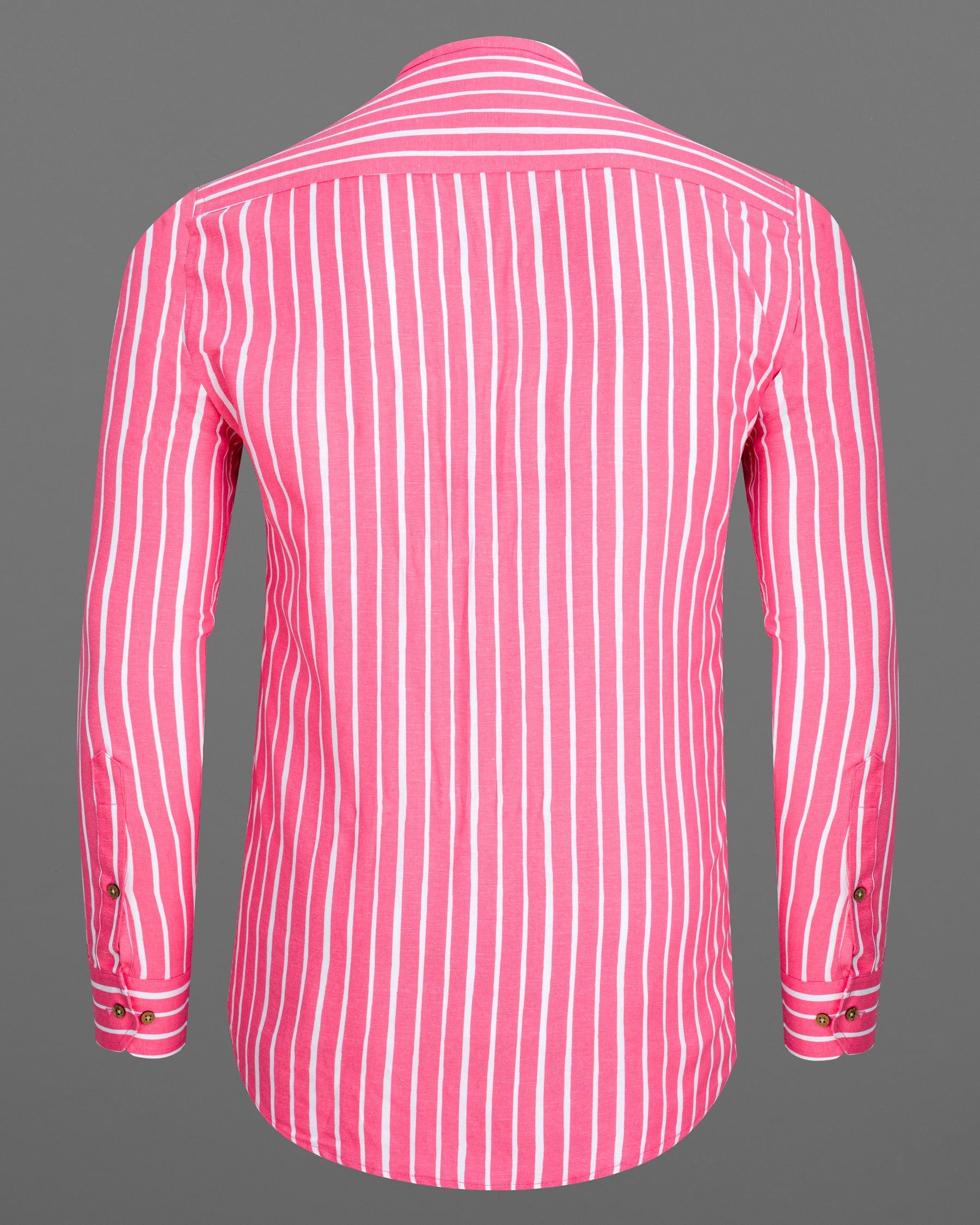 Brink Pink with White Striped Premium Tencel Kurta Shirt 6944-KS-38,6944-KS-H-38,6944-KS-39,6944-KS-H-39,6944-KS-40,6944-KS-H-40,6944-KS-42,6944-KS-H-42,6944-KS-44,6944-KS-H-44,6944-KS-46,6944-KS-H-46,6944-KS-48,6944-KS-H-48,6944-KS-50,6944-KS-H-50,6944-KS-52,6944-KS-H-52